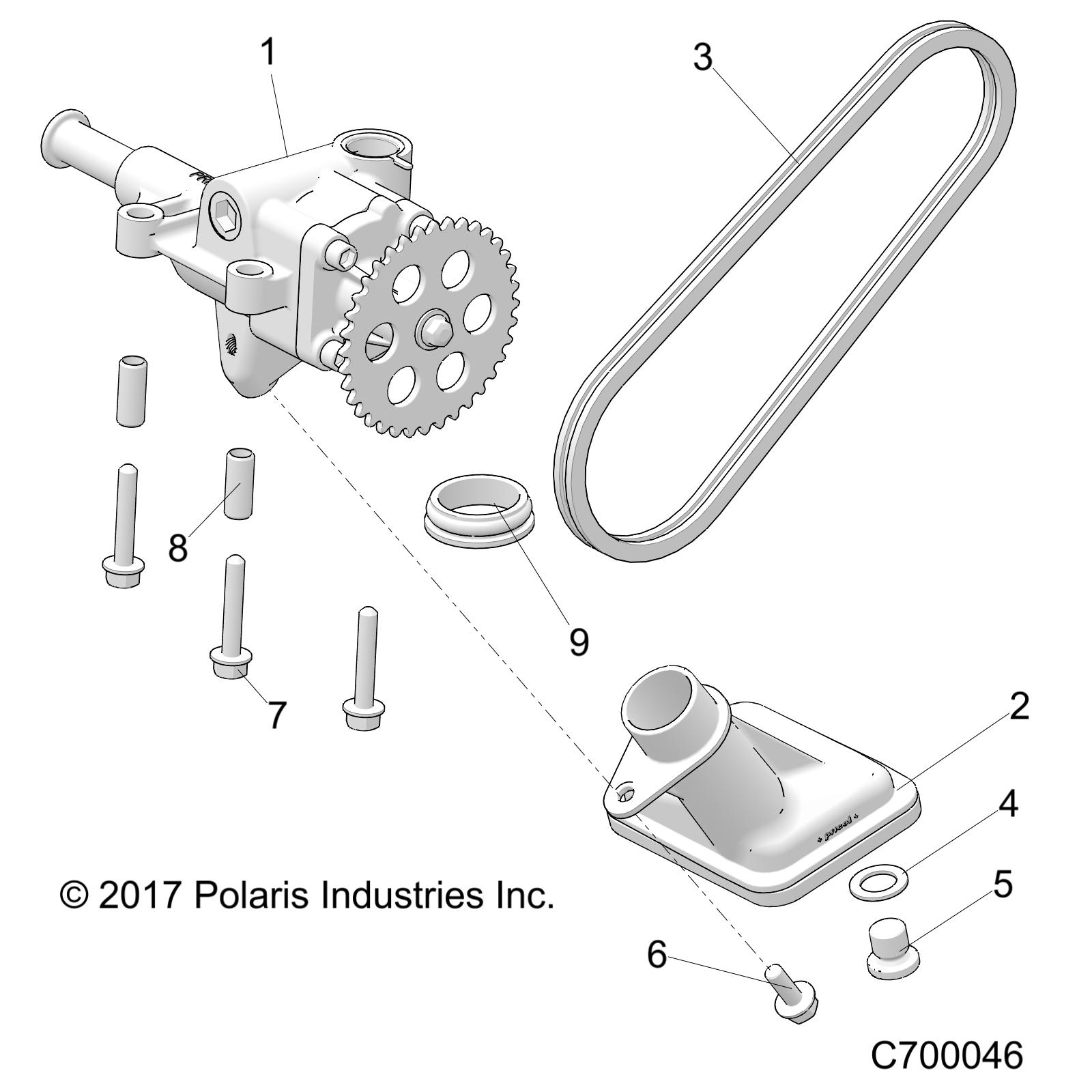 ENGINE, OIL PUMP - R21RSE99NP (C700046)