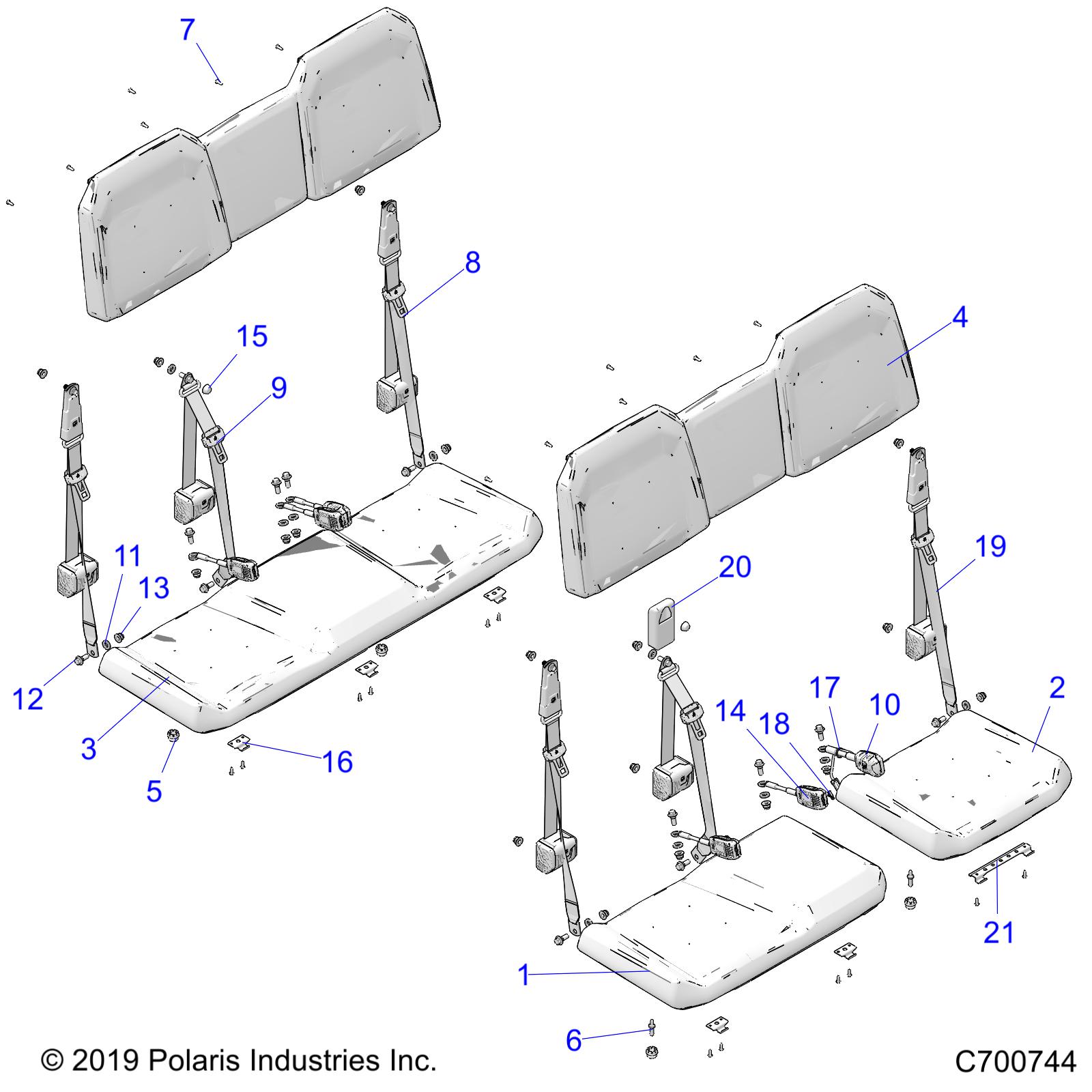 BODY, SEATS - R20T6A99A1/B1/E99A9/B9 (C700744)