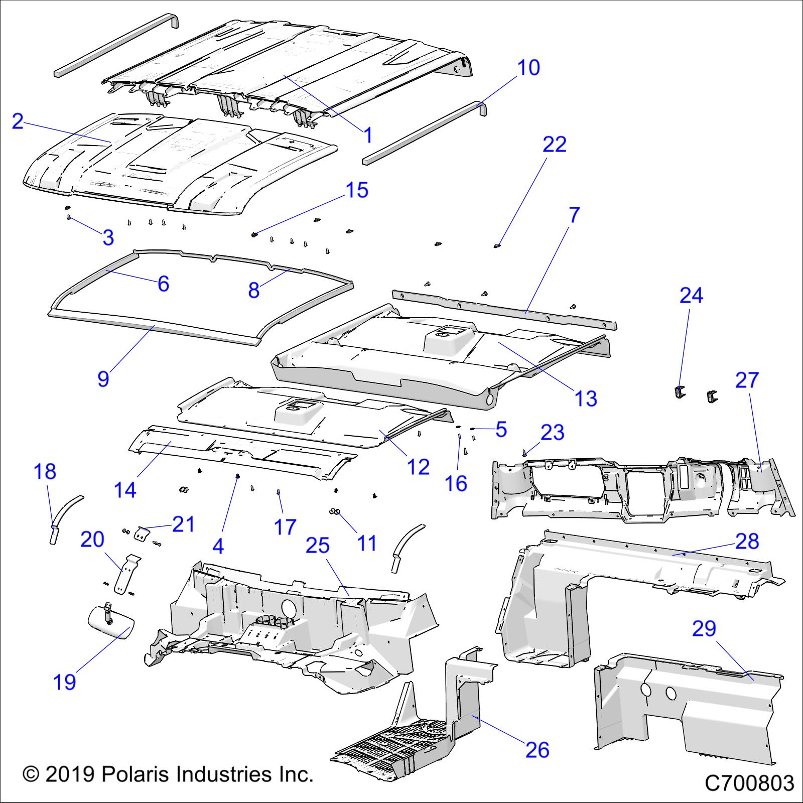 OPT, ROOF, STD - R20RSU99A/B (C700803)