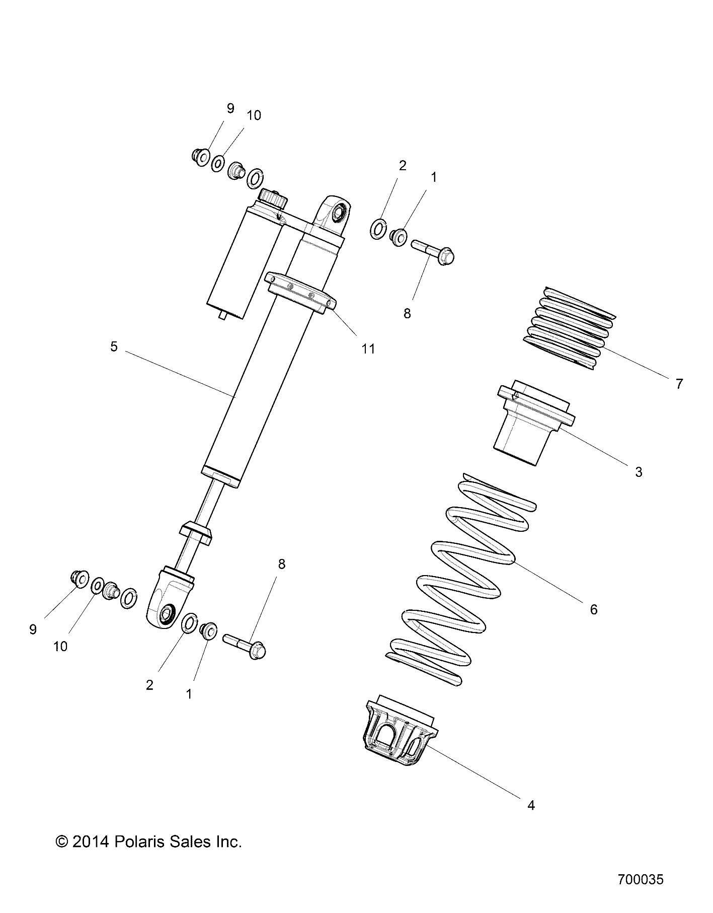 SUSPENSION, FRONT SHOCK MOUNTING - Z15VDE99AT/AL/AV/AW/LP/EW/AO/AP/AZ/NV/NW/K99AA/AU (700035)