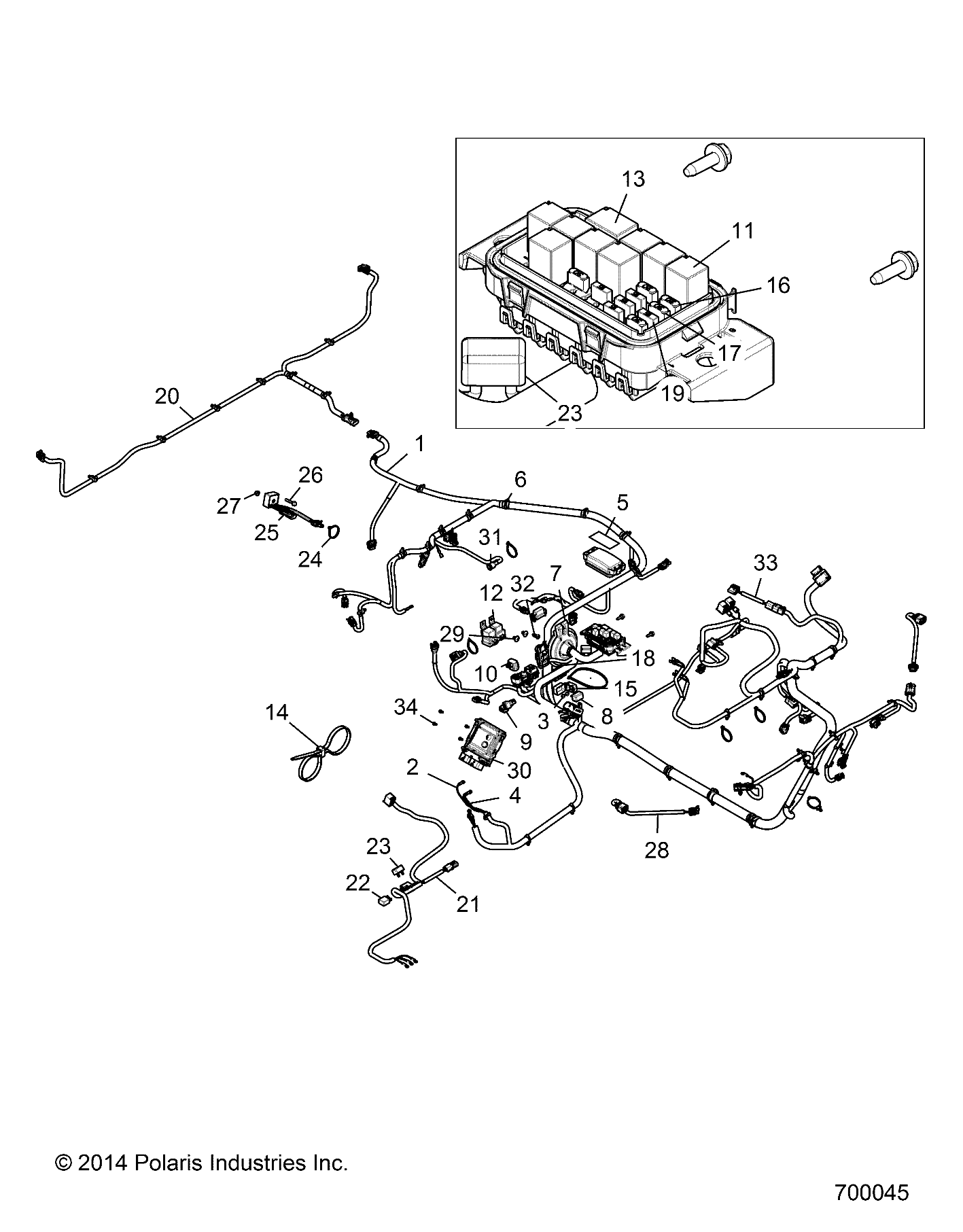 ELECTRICAL, HARNESS - R152DPD1AA (700045)