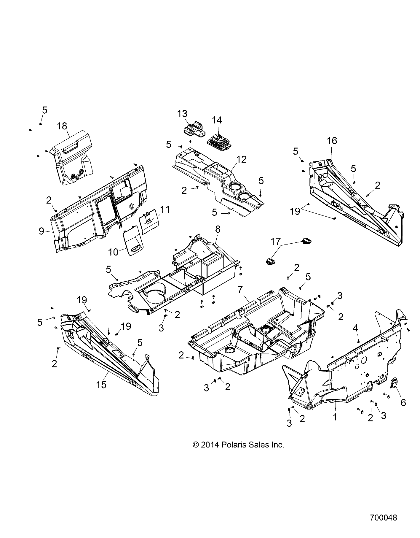 BODY, FLOOR and ROCKER PANELS - Z15VBE87FK/JK (700048)