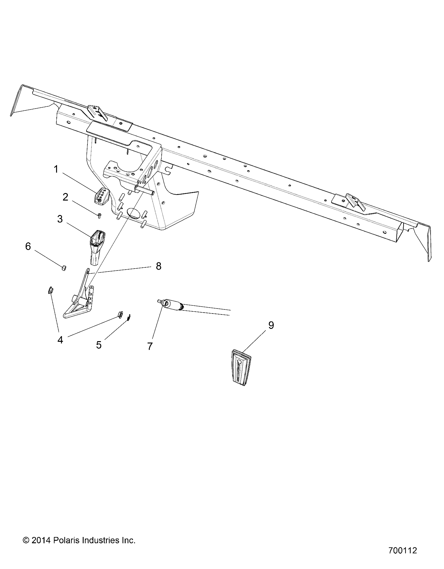 DRIVE TRAIN, GEAR SELECTOR - R15RTAD1FA (700112)