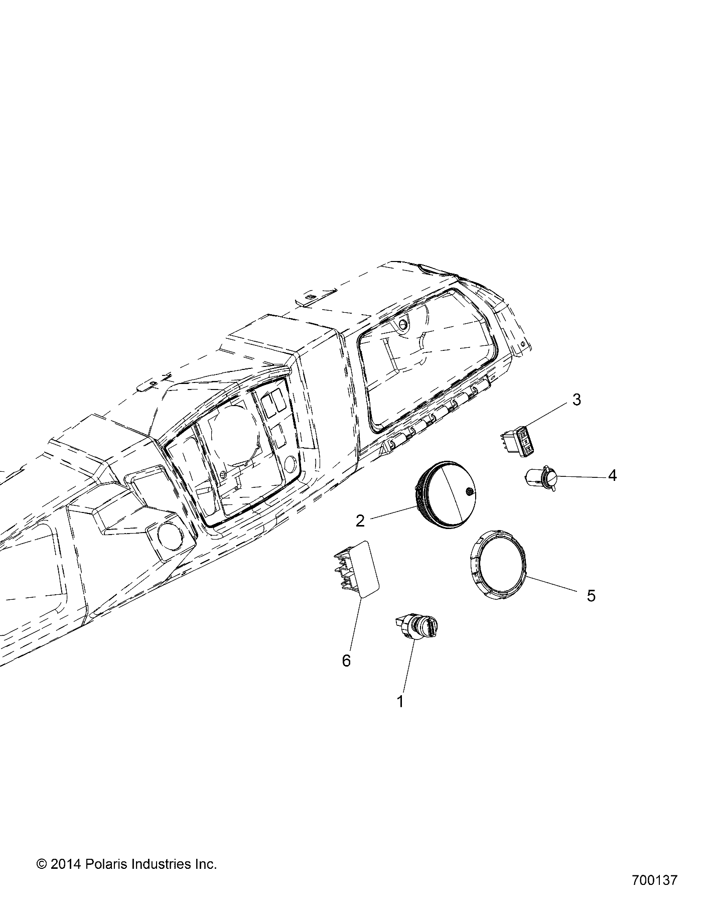 ELECTRICAL, DASH INSTRUMENTS and CONTROLS - R15RMA57FA (700137)