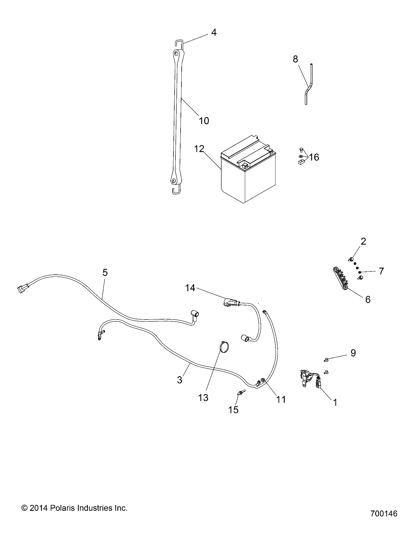 ELECTRICAL, BATTERY - R15RMA57FA (49RGRBATTERY15570)