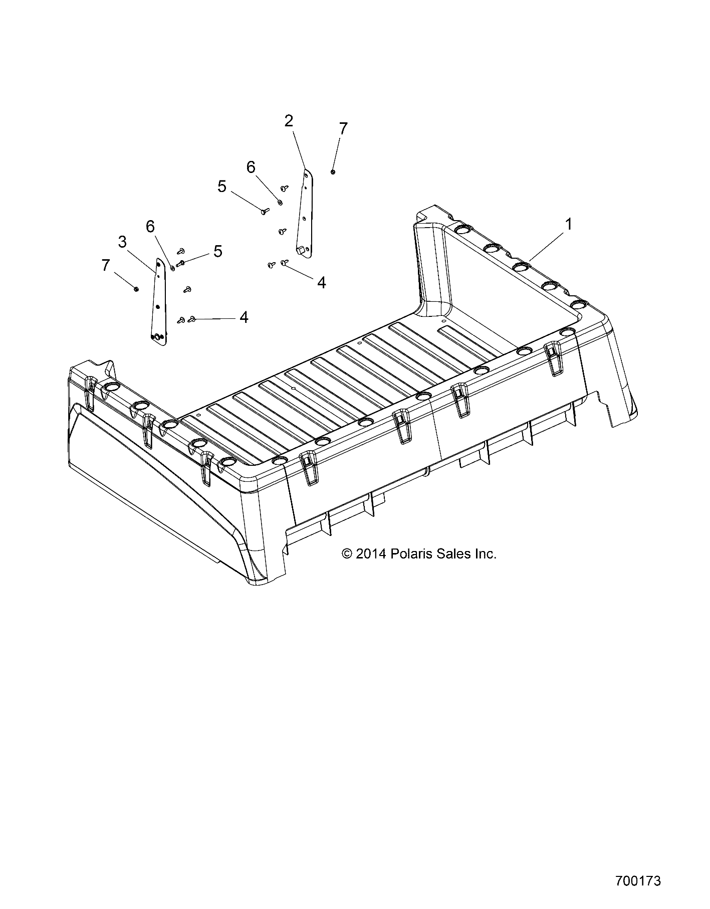 BODY, BOX ASM. - R20MAE57D7 (700173)