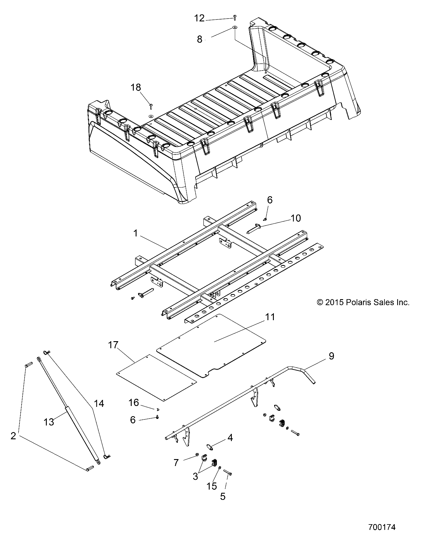 BODY, BOX MOUNTING - R18RM250B1 (700174)