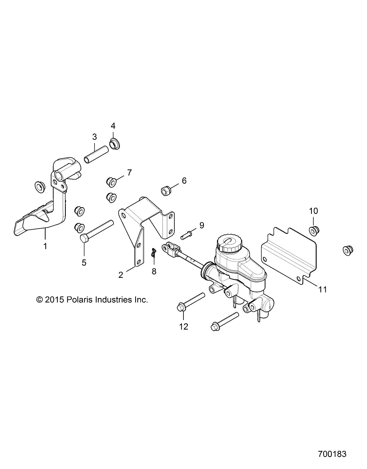 BRAKES, PEDAL AND MASTER CYLINDER - R16RMA32A1/A2 (700183)