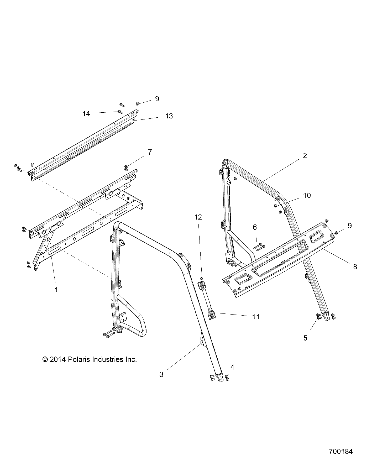 CHASSIS, CAB FRAME - R16RMA32A1/A2 (700184)