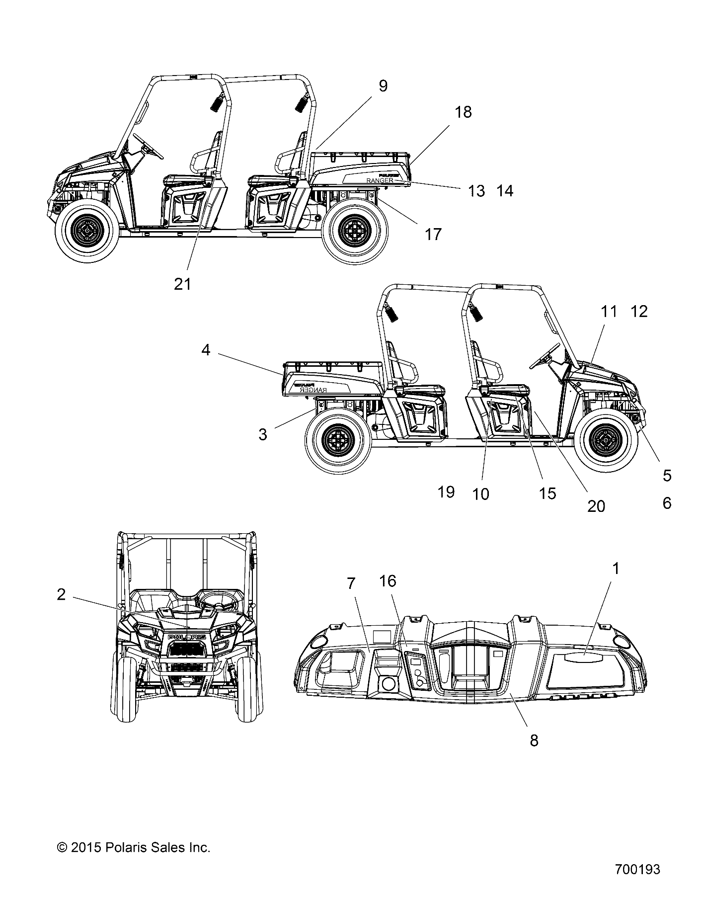 BODY, DECALS - R15RUAD1AA (700193)