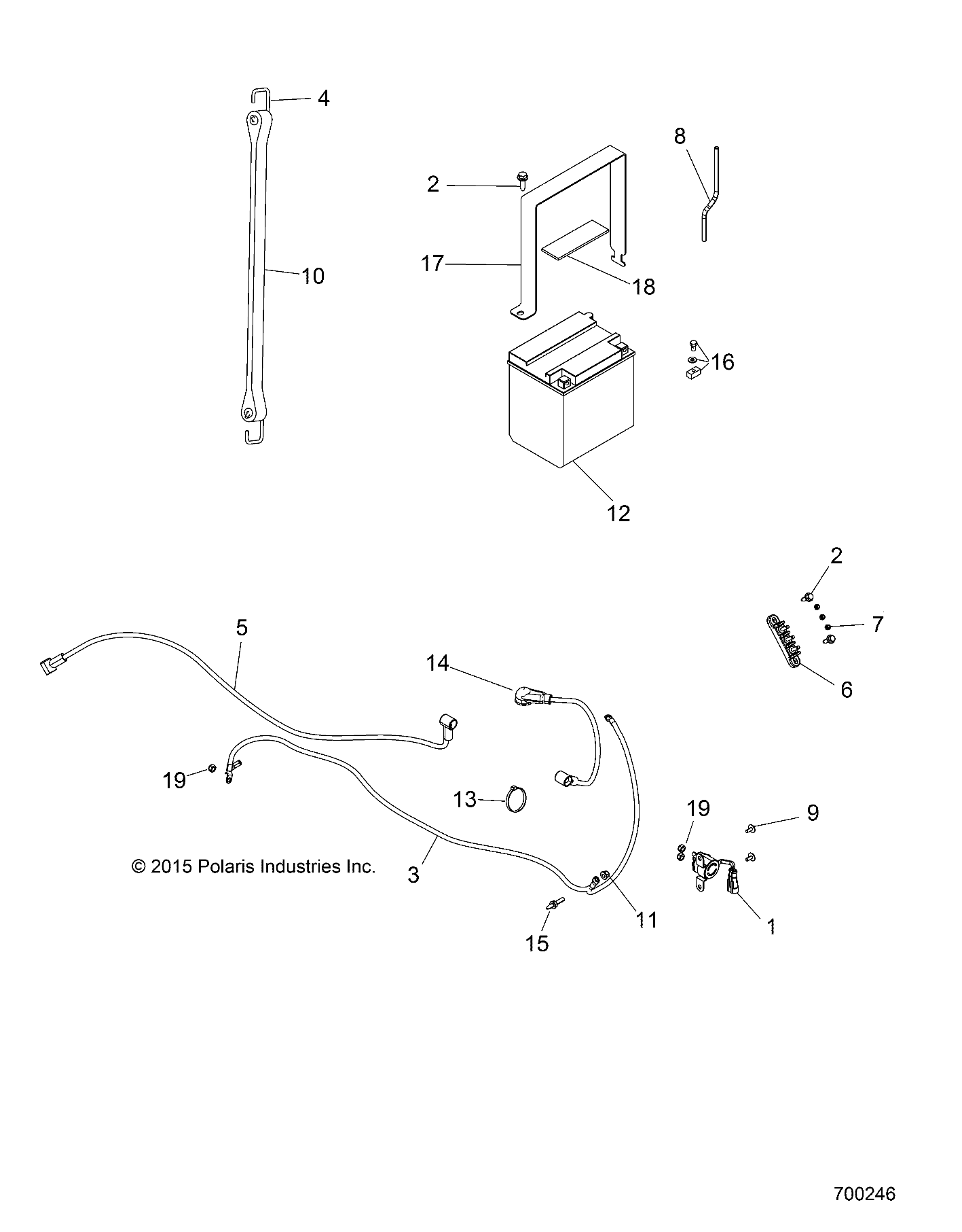 ELECTRICAL, BATTERY - R21MAA57F1/F9/SF1/F9/C1/C9/CK (700246)