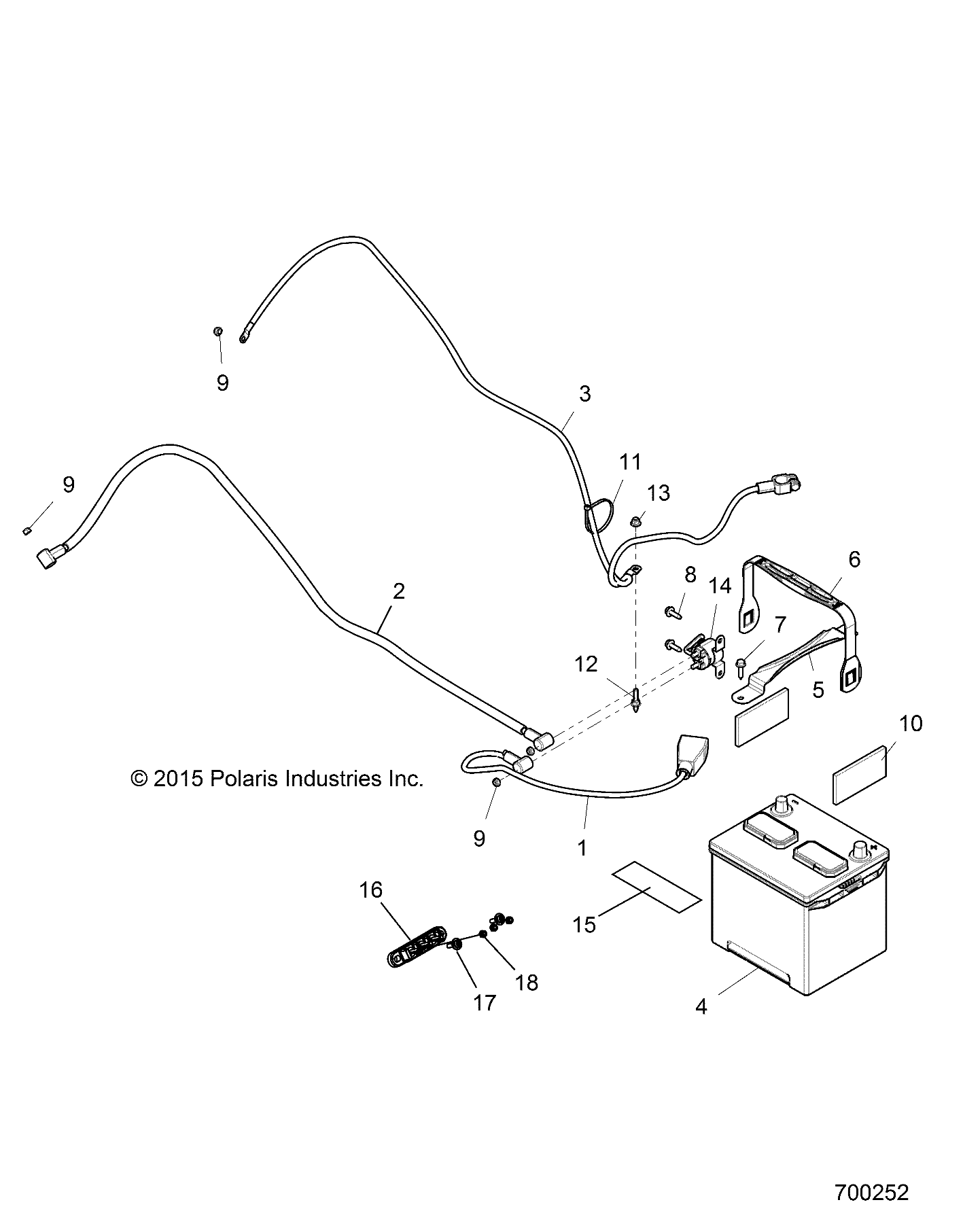 ELECTRICAL, BATTERY - Z17VA/E/X87 ALL OPTIONS (700252)