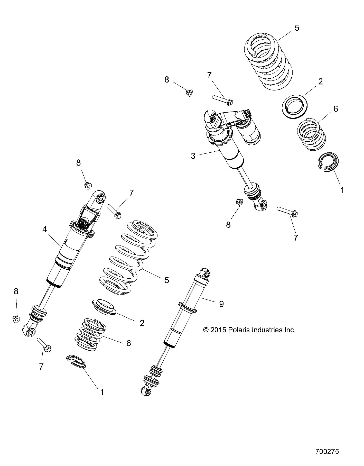 SUSPENSION, REAR SHOCK MOUNTING - Z16VBA87A2/AB/L2/E87AB/AR/LB/AE/AS (700275)