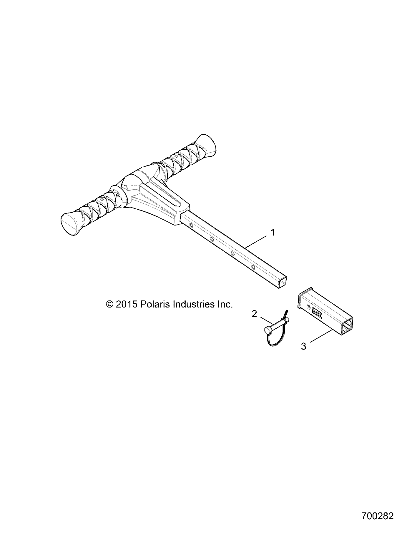 BODY, GRAB BAR, PASSENGER - Z17VFE99AM/AW/LW/AP/M99AB (700282)