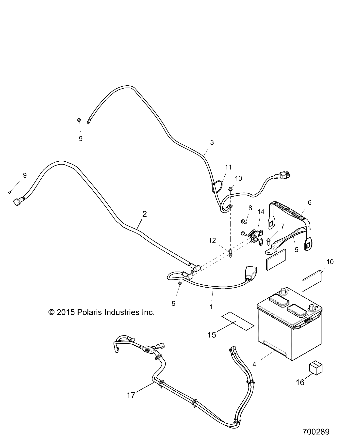 ELECTRICAL, BATTERY - Z17VFE99AM/AW/LW/AP/M99AB (700289)