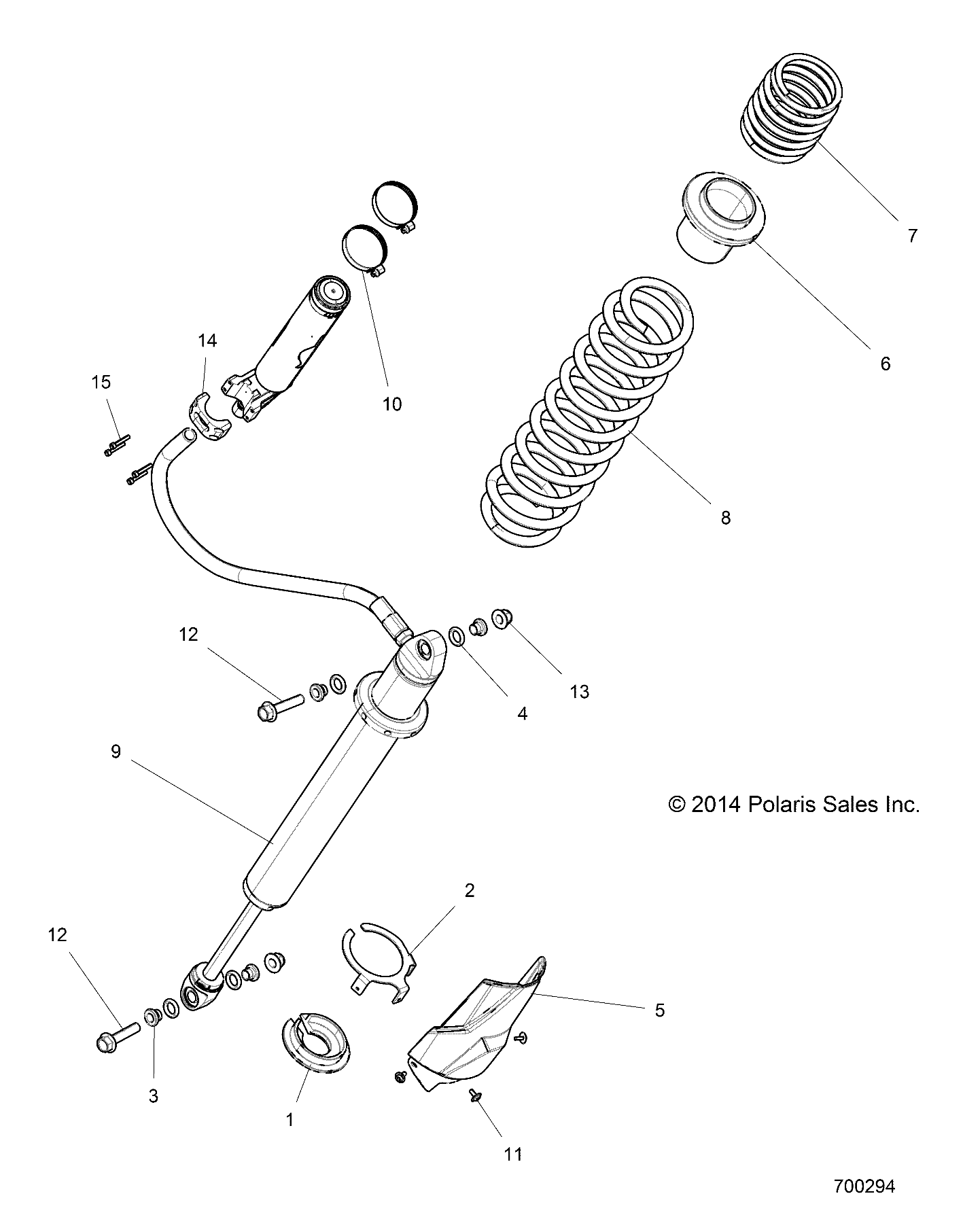 SUSPENSION, REAR SHOCK MOUNTING - Z16VDE99AF/AM/LM/AS/M99AM (700294)