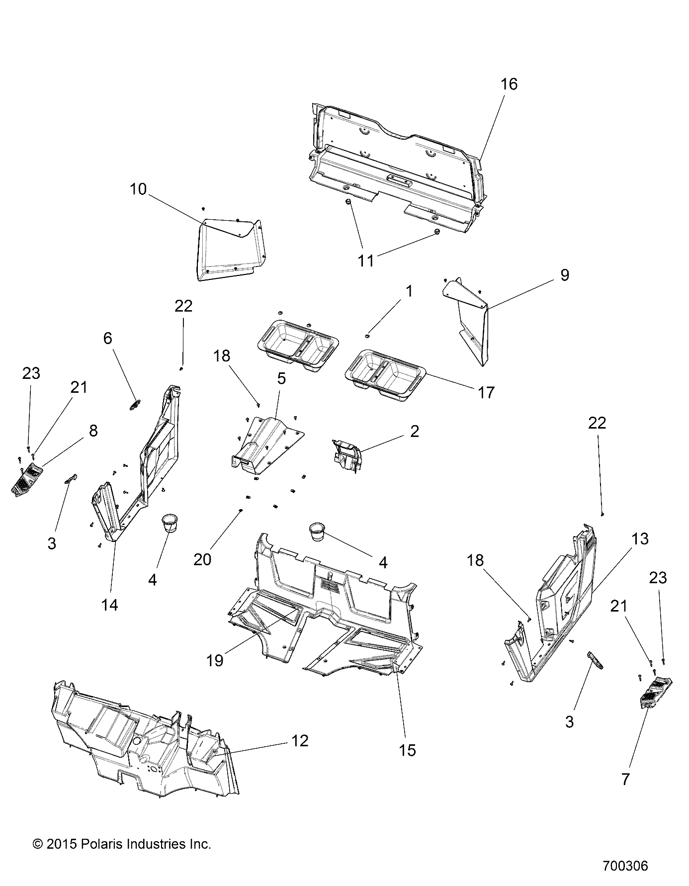 BODY, FLOOR and FENDERS - R19RMAE4N8 (700306)