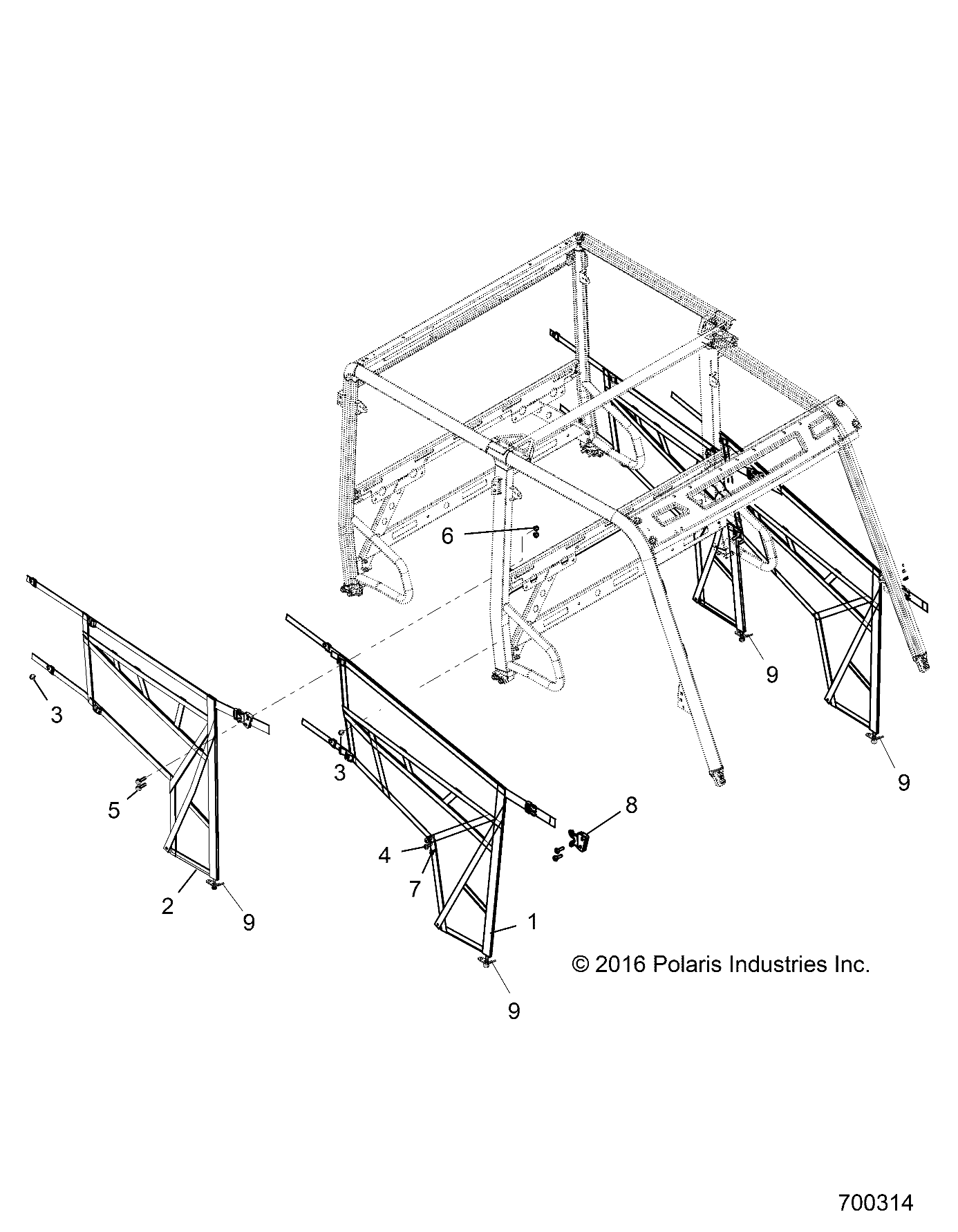 BODY, SIDE NETS - R21M4A57B1/B9/EBX (700314)