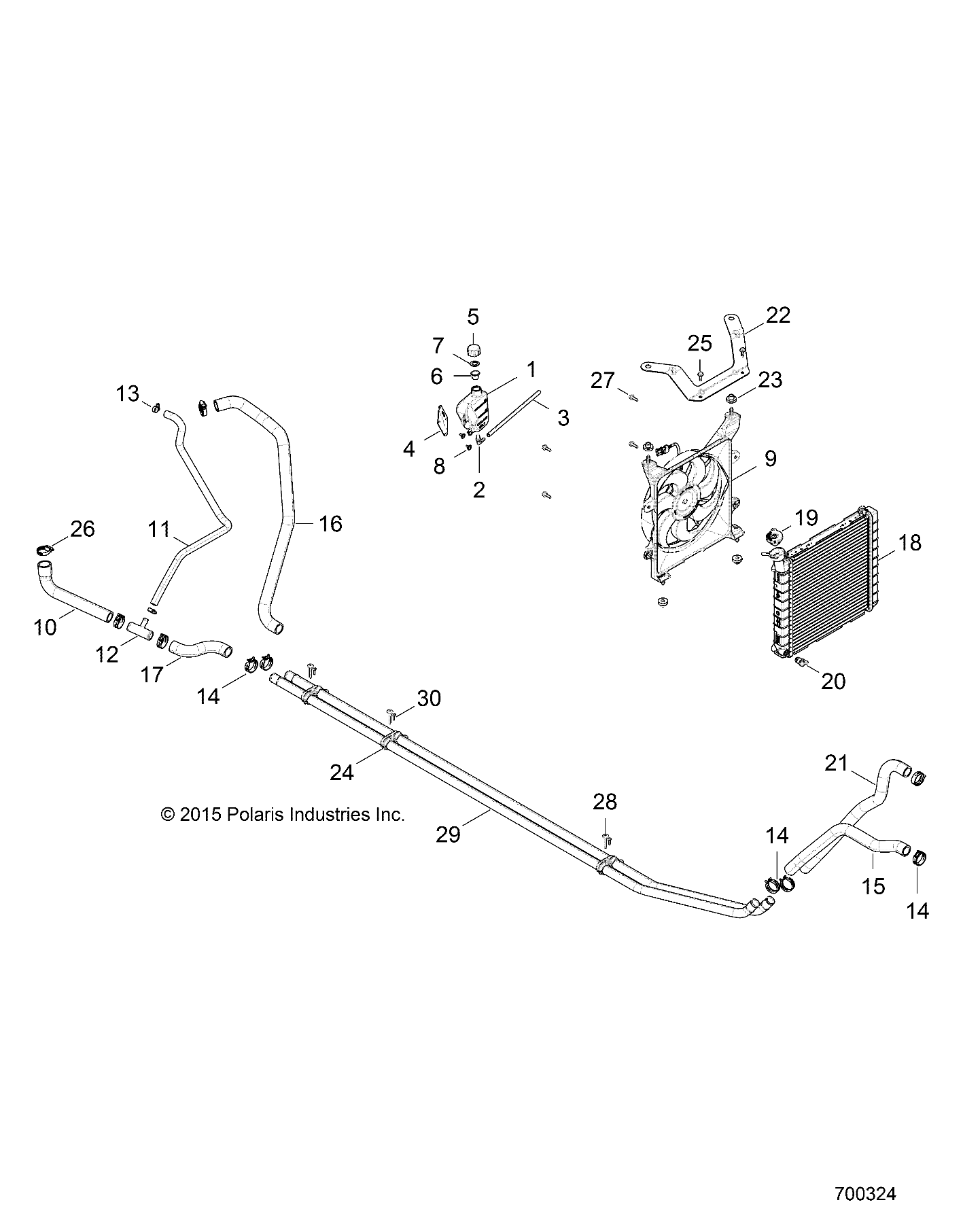 ENGINE, COOLING SYSTEM - R16RMA32A1/A2 (700324)