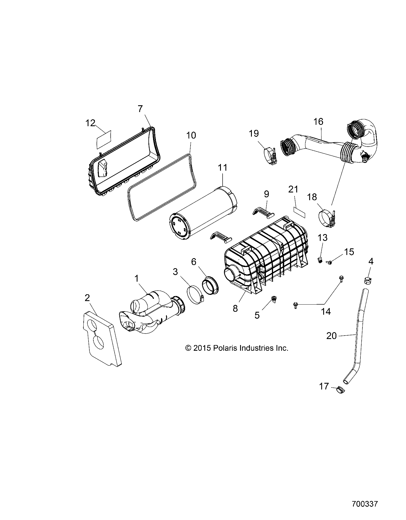 ENGINE, AIR INTAKE SYSTEM - Z16VCE87AB/AR/AE/AS (700337)