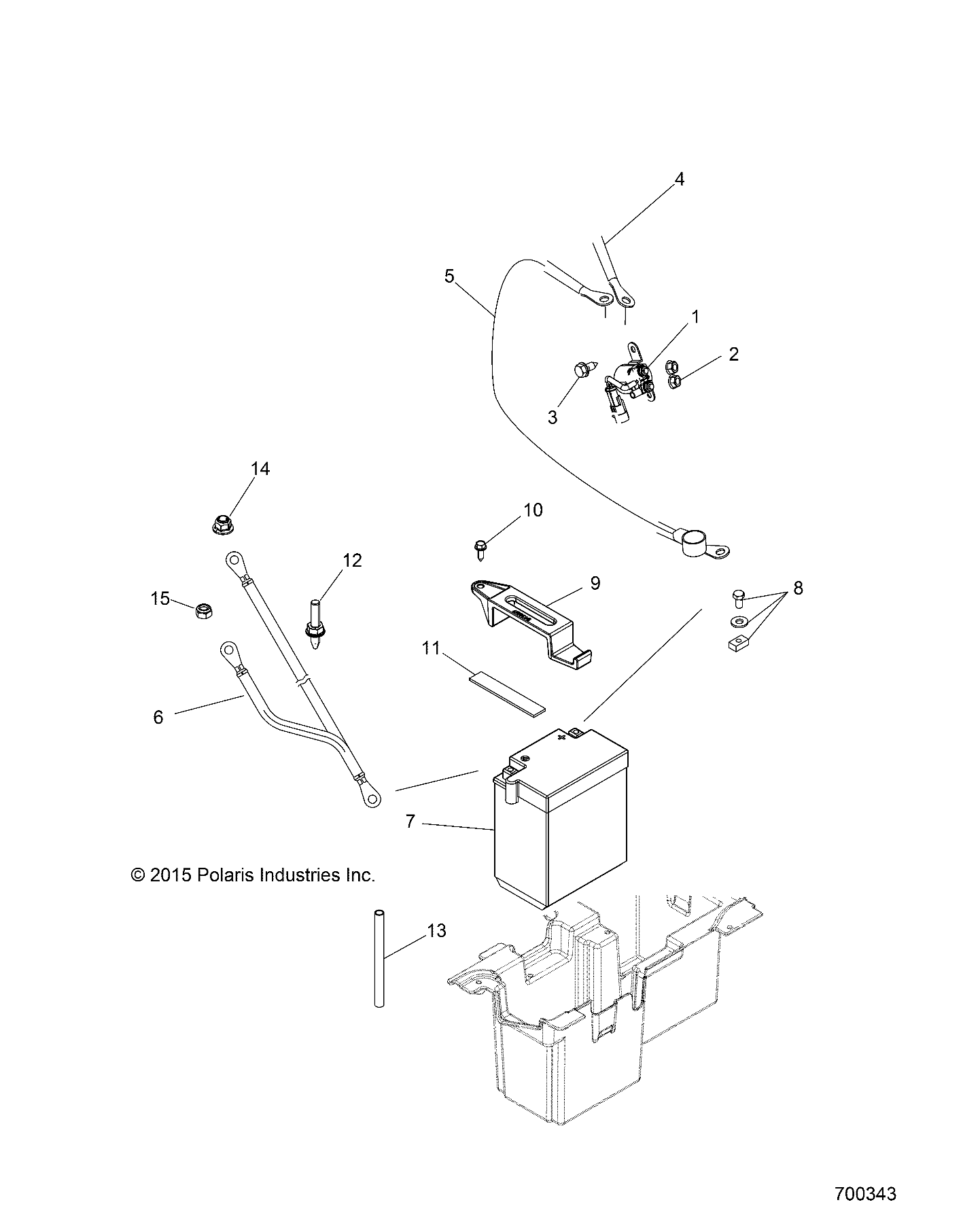 ELECTRICAL, BATTERY - Z16VHA57FJ (700343)