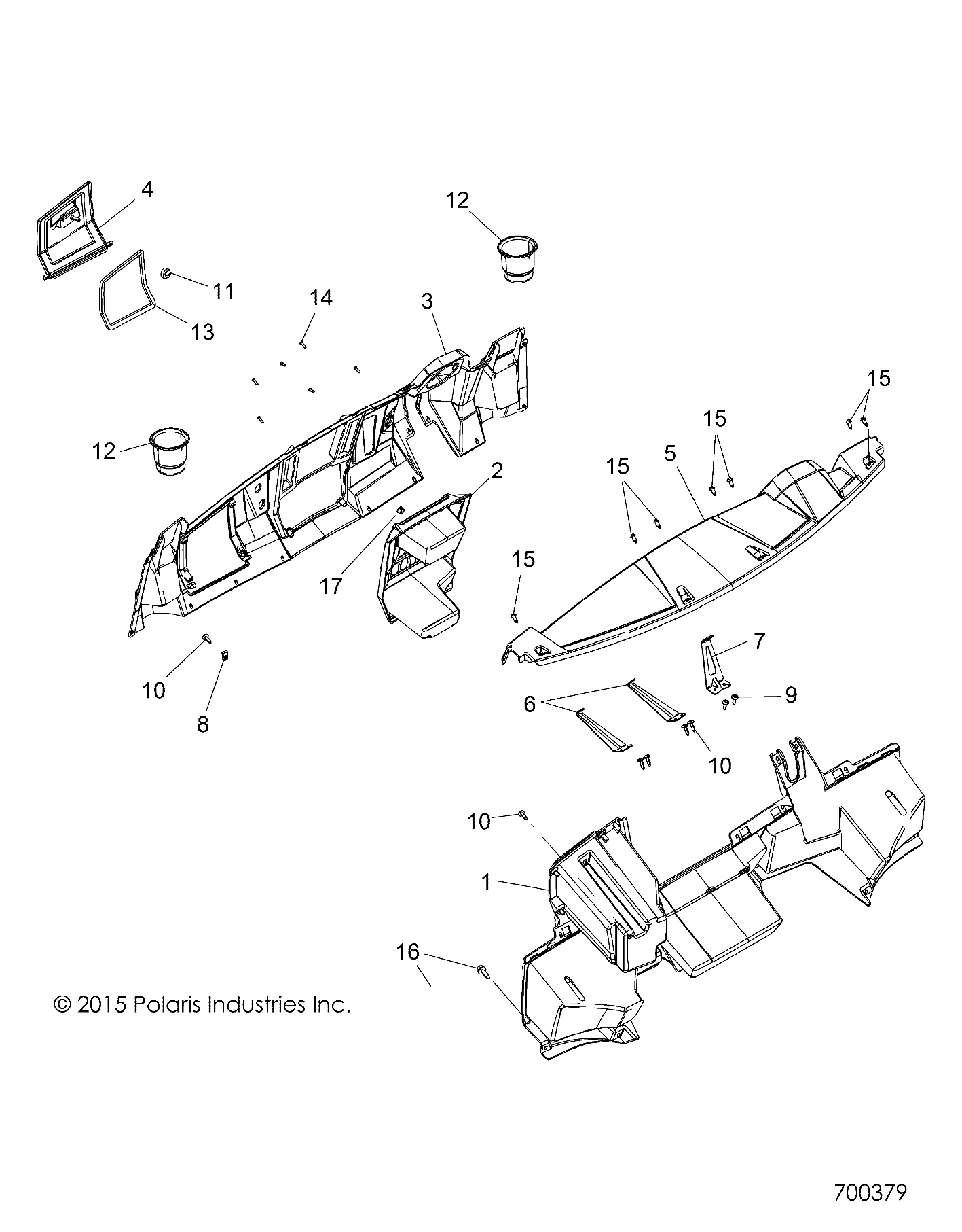 BODY, DASH - R16RTA57A1/A4/A9/B1/B4/B9/EAP/EBP (700379)