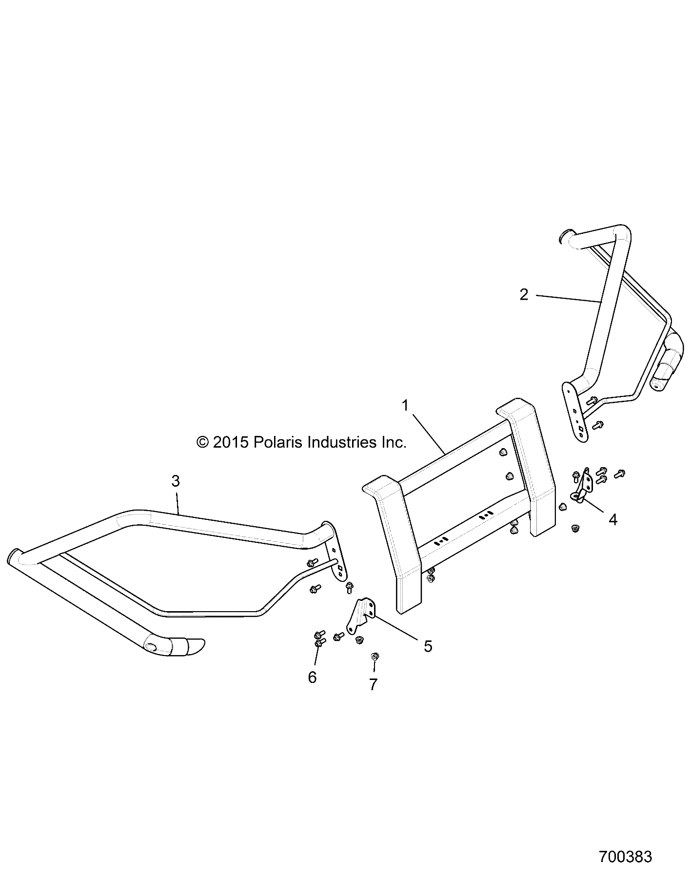 BODY, FRONT BRUSH GUARD - R17RTU99AT/BT (700383)