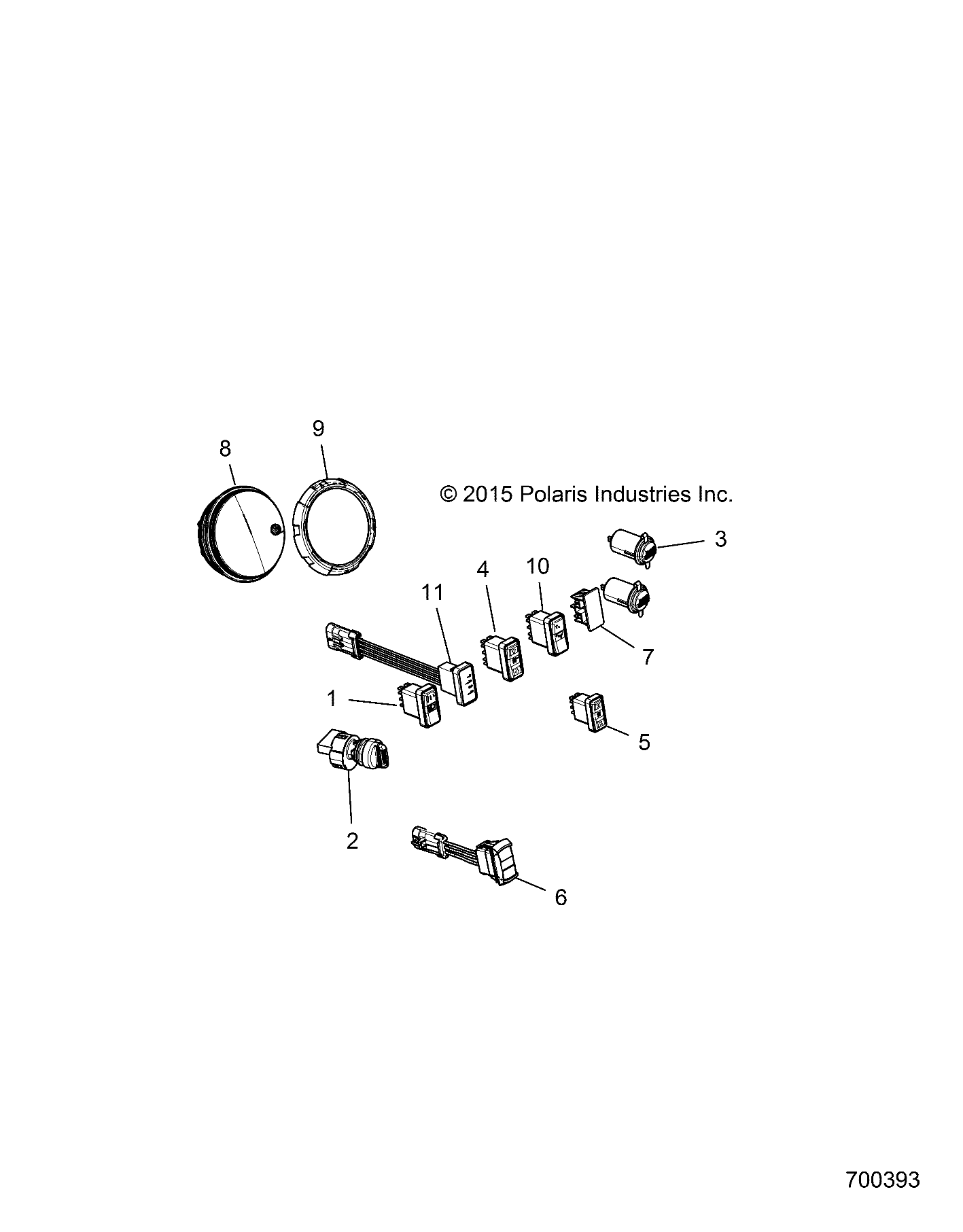 ELECTRICAL, DASH CONTROLS - R16RT_87 ALL OPTIONS (700393)