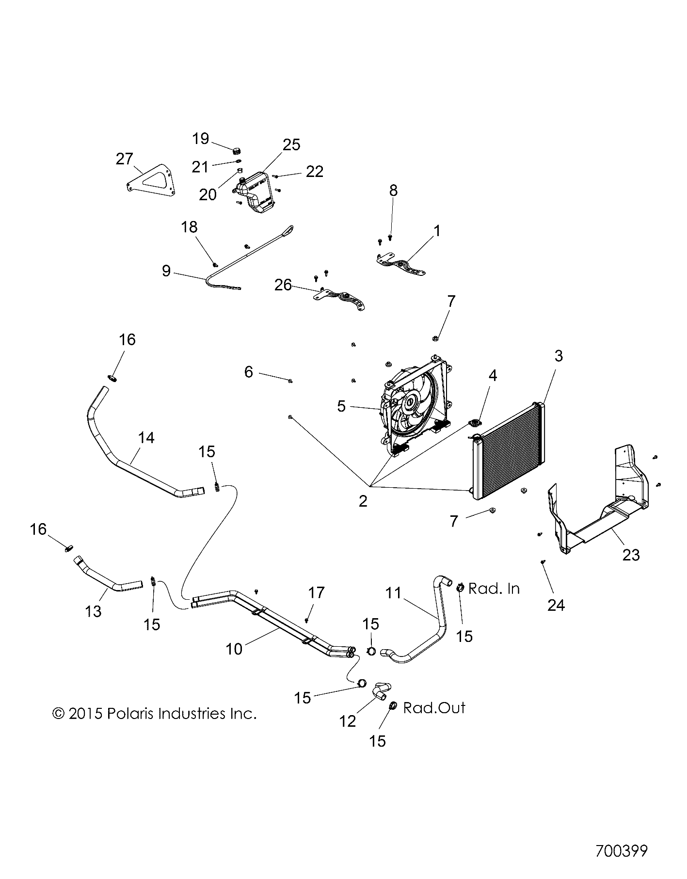 ENGINE, COOLING SYSTEM - R16RT_87 ALL OPTIONS (700399)