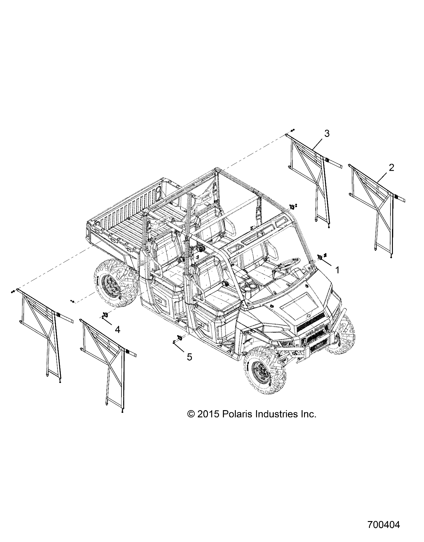 BODY, SIDE NETS - R16RVAD1A1 (700404)