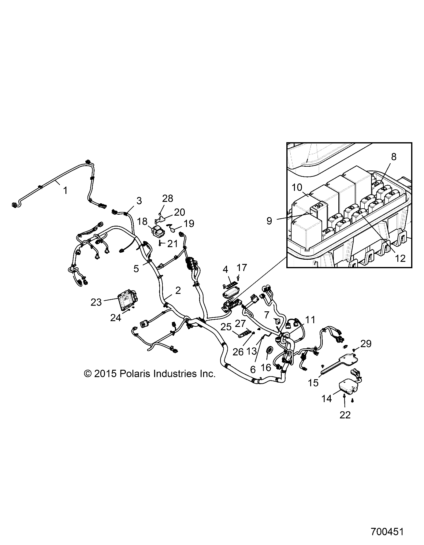 ELECTRICAL, WIRE HARNESS - Z16VDE92AE/AH/AV/AS/AW/N8 (700451)