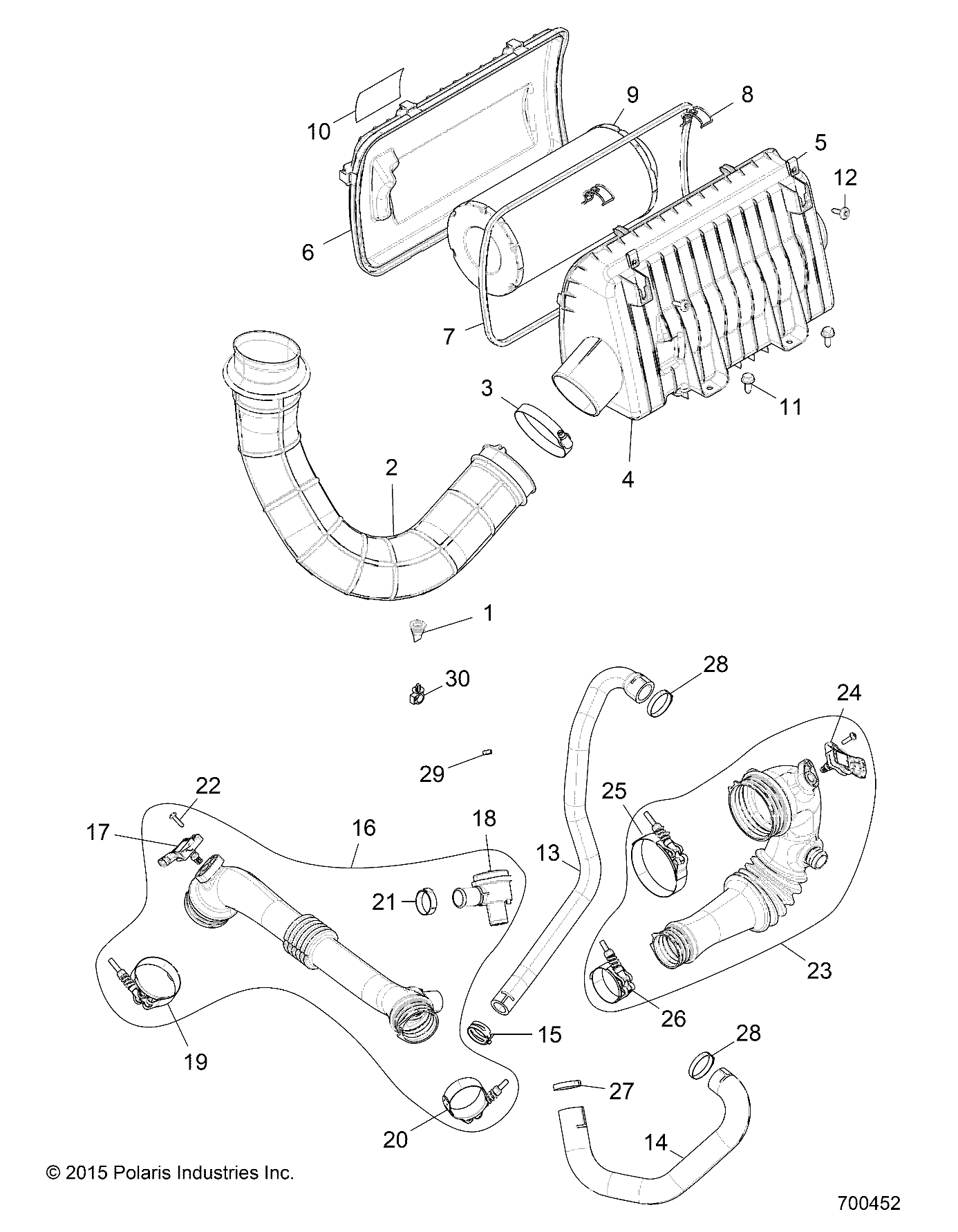 ENGINE, AIR INTAKE SYSTEM - Z18VFE92NB/NU (700452)