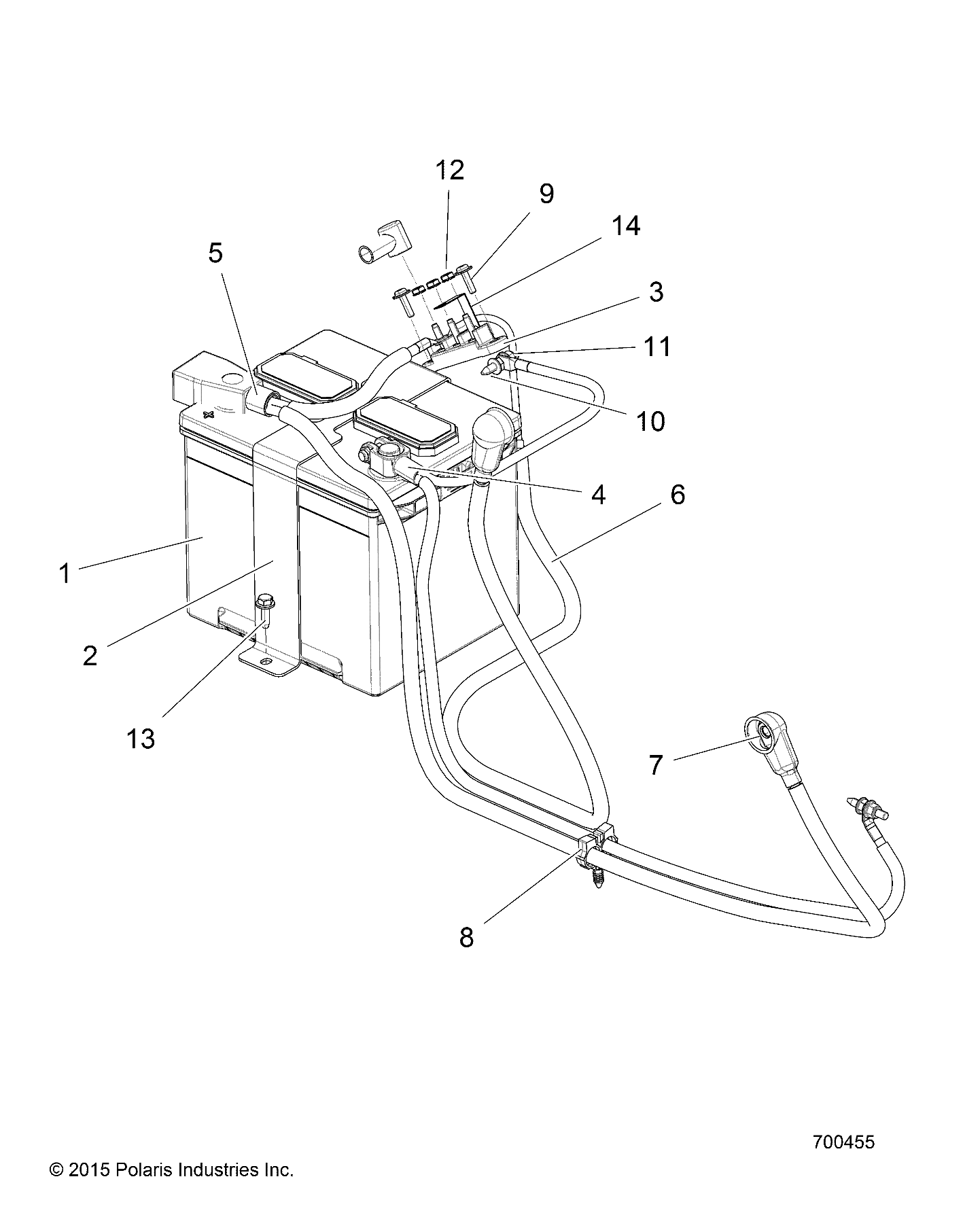 ELECTRICAL, BATTERY - R16RTED1F1 (700455)