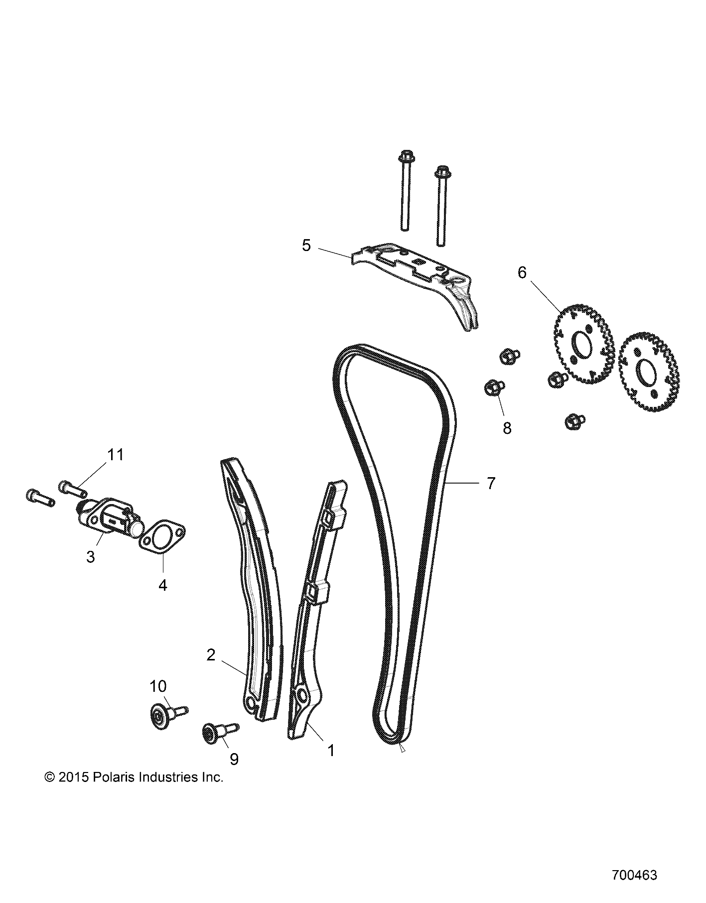 ENGINE, CAM CHAIN AND TENSIONER - Z18VDE92NB/NU/LNK (700463)