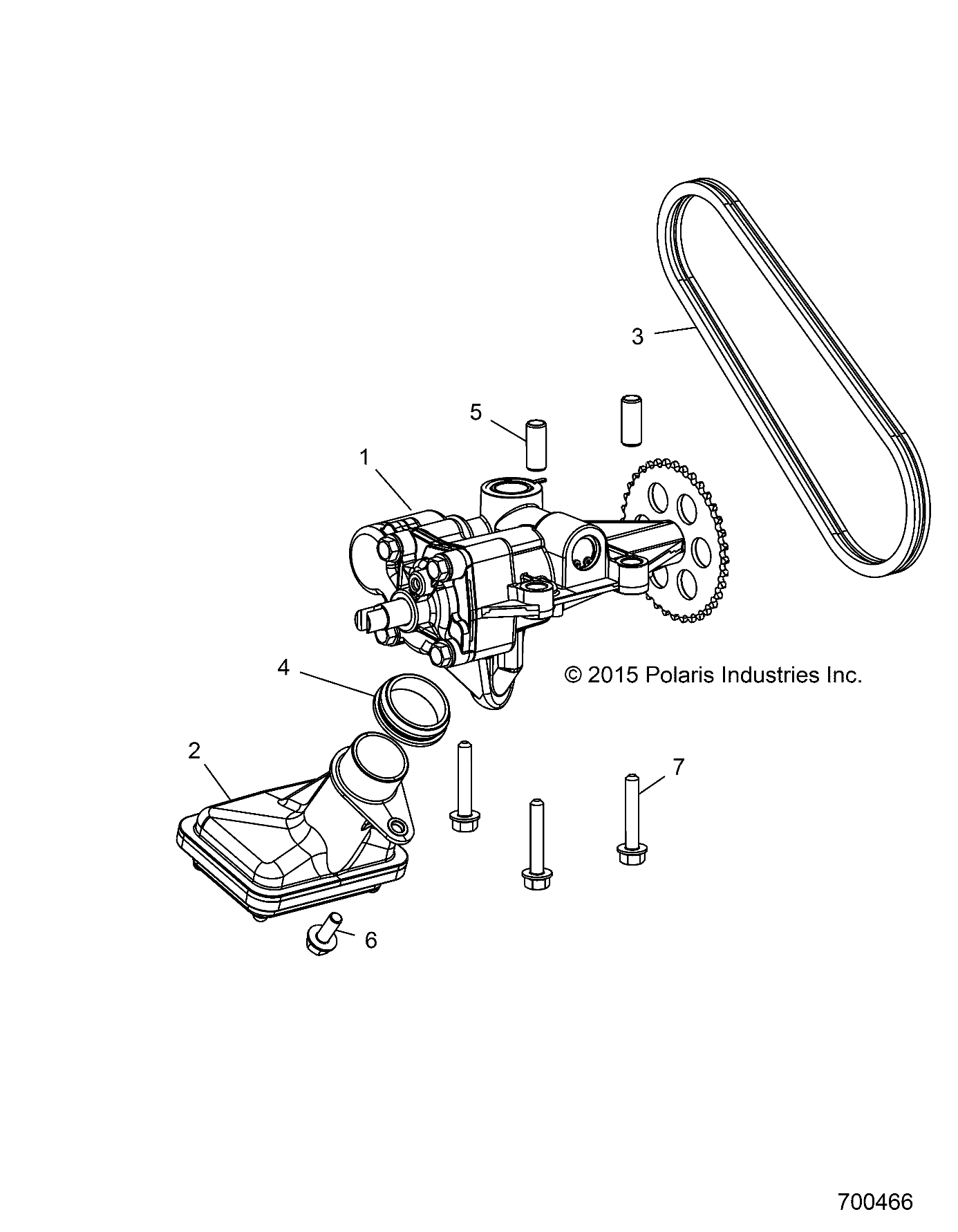 ENGINE, OIL PUMP - Z17VDS92CM (700466)