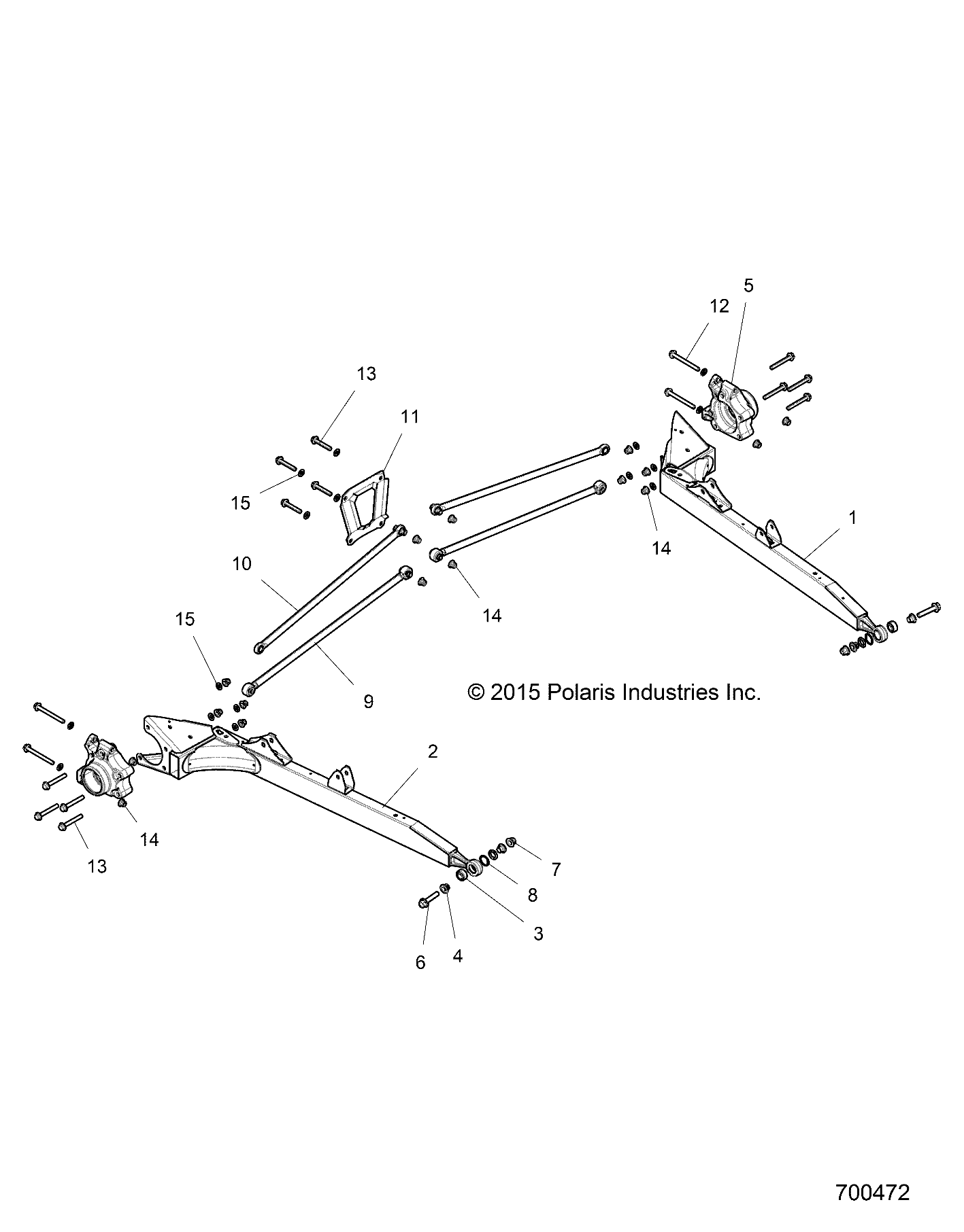 SUSPENSION, REAR CONTROL ARMS - Z16VFE92AE/AH/AS/AW (49RGRSUSPRR151000)