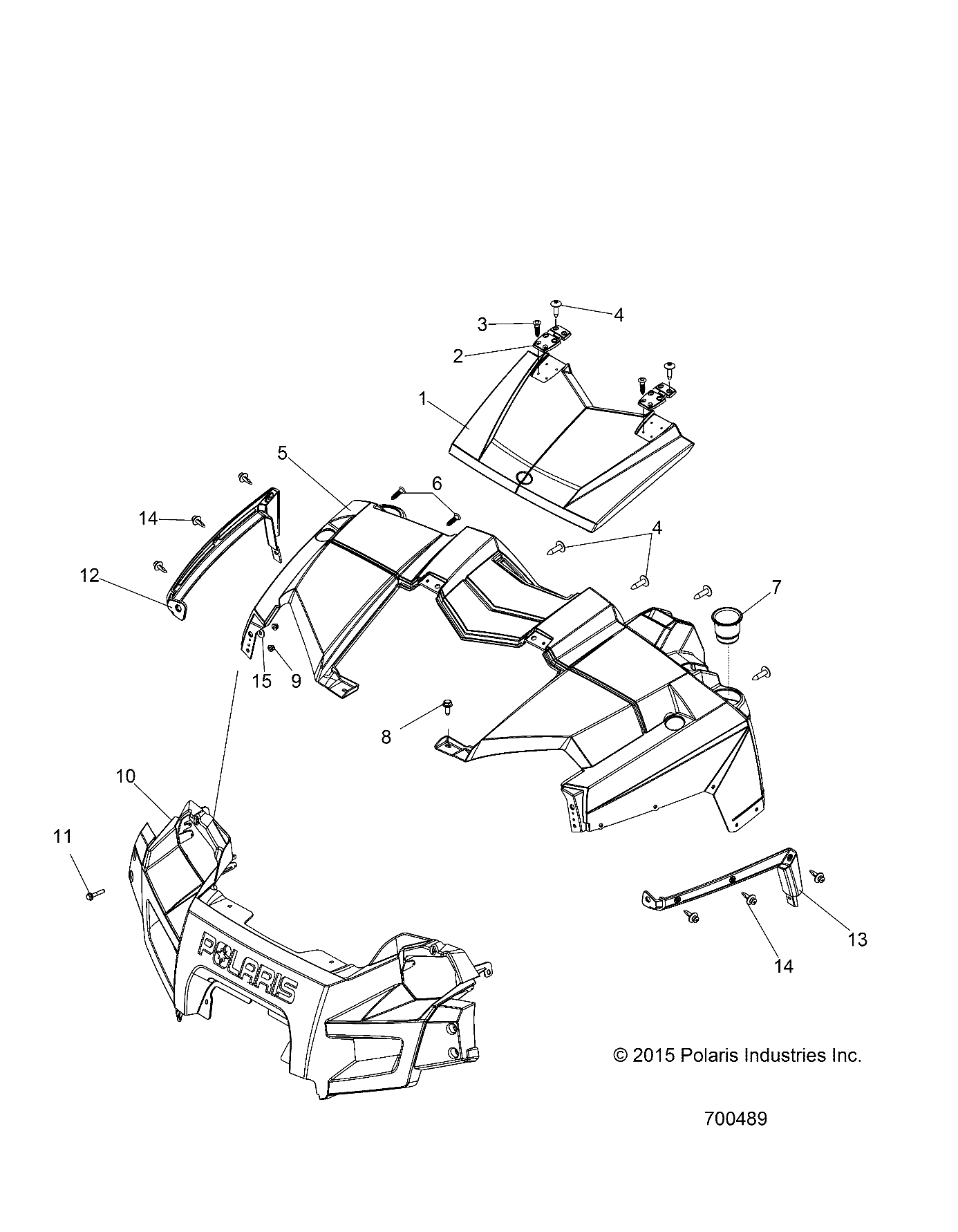 BODY, HOOD and FRONT FASCIA - R16RCA57A1/A4/B1/B4 (700489)