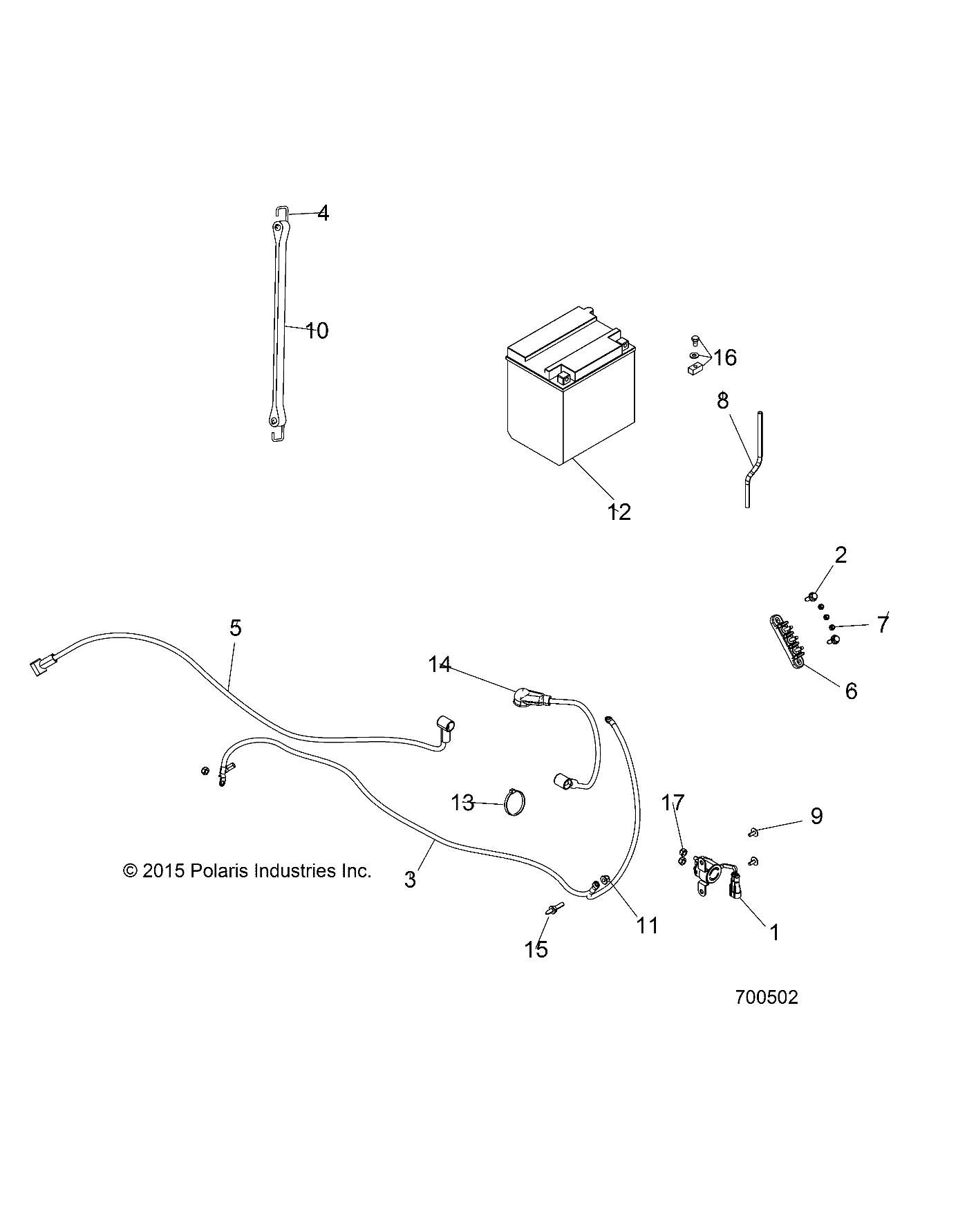 ELECTRICAL, BATTERY - R19RM250B1 (700502)