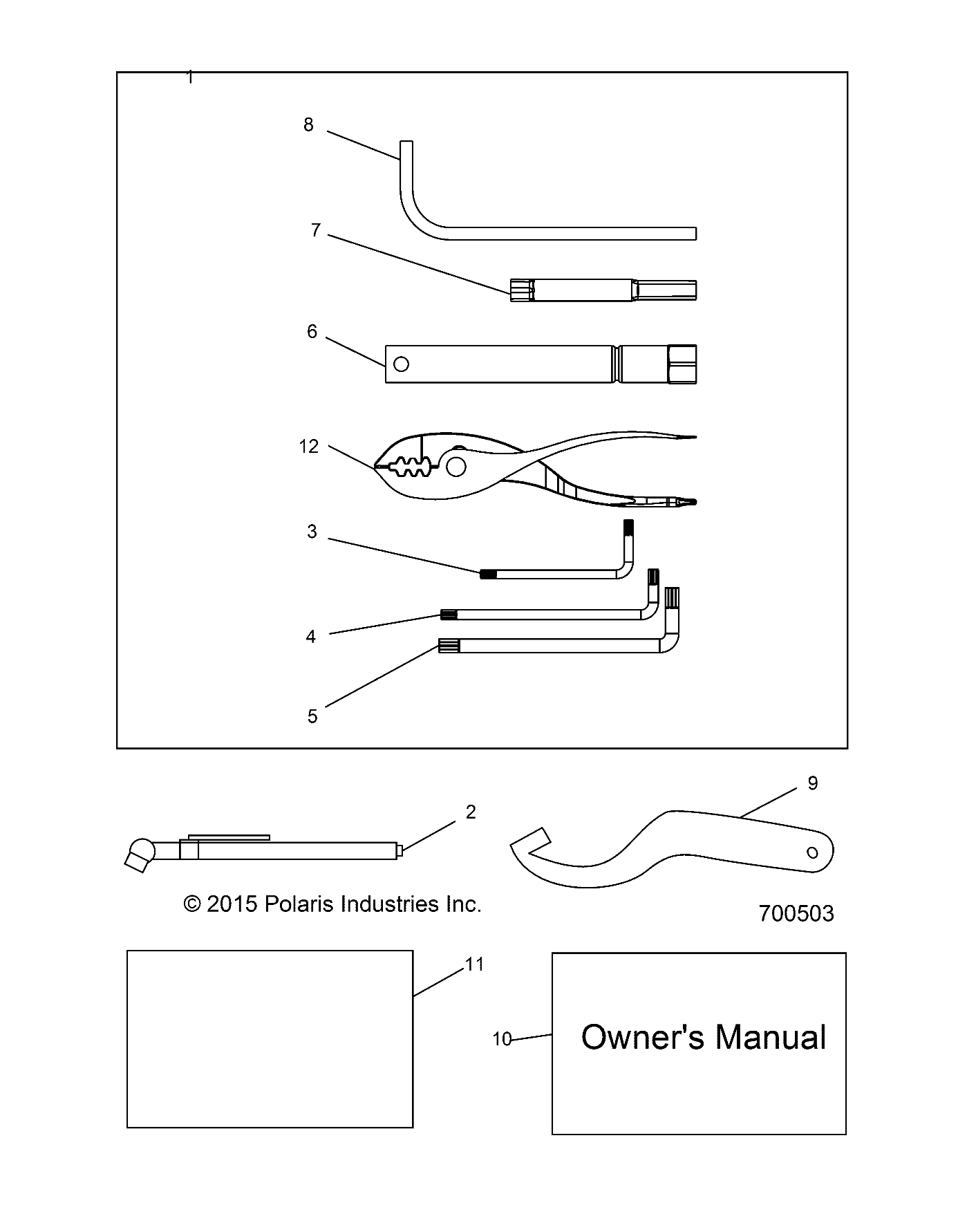 REFERENCES, TOOL KIT and OWNERS MANUALS - R19RCA57A1/A4/B1/B4 (700503)