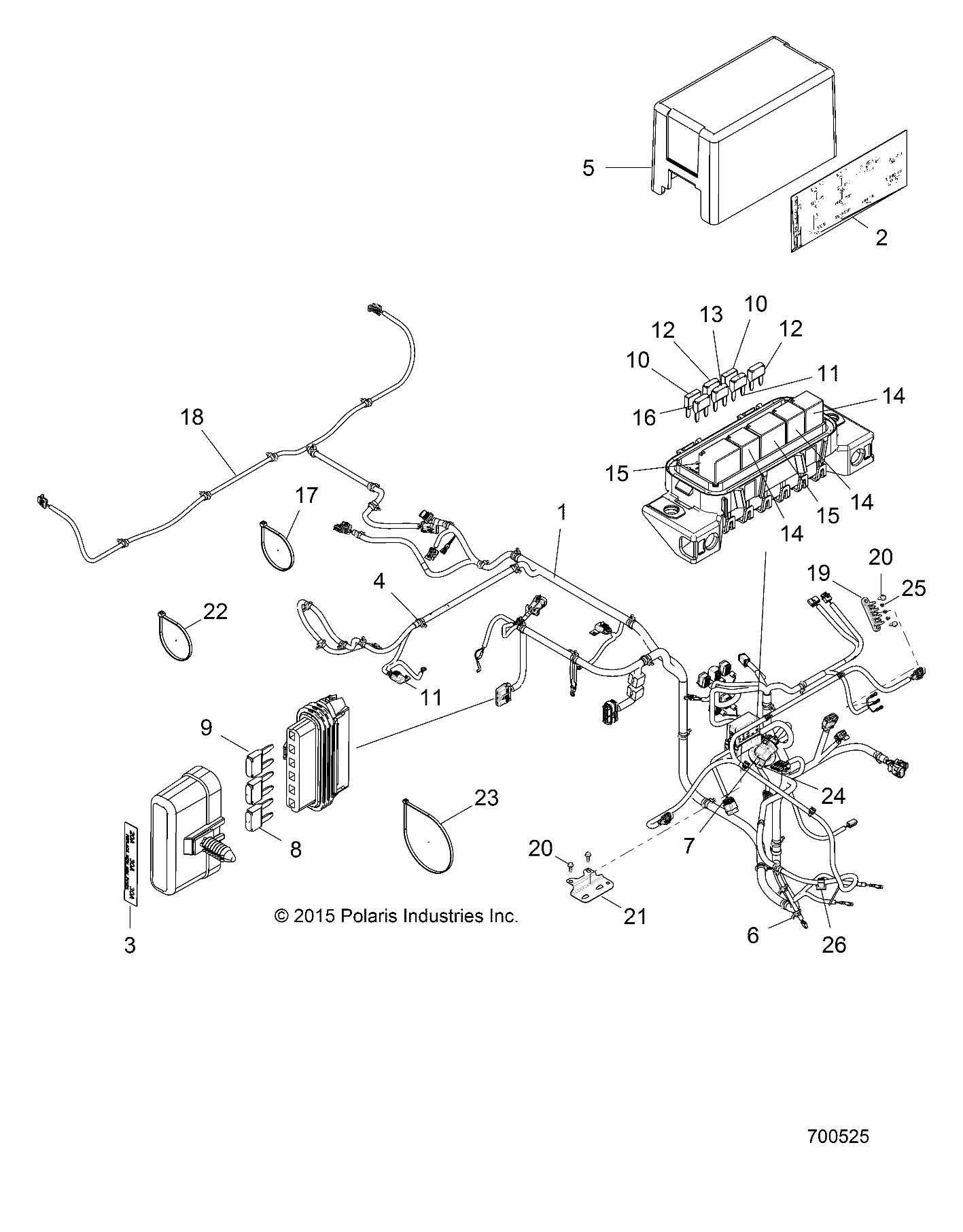 ELECTRICAL, WIRE HARNESSES - R16RMAE4G8/G9/N8 (700525)