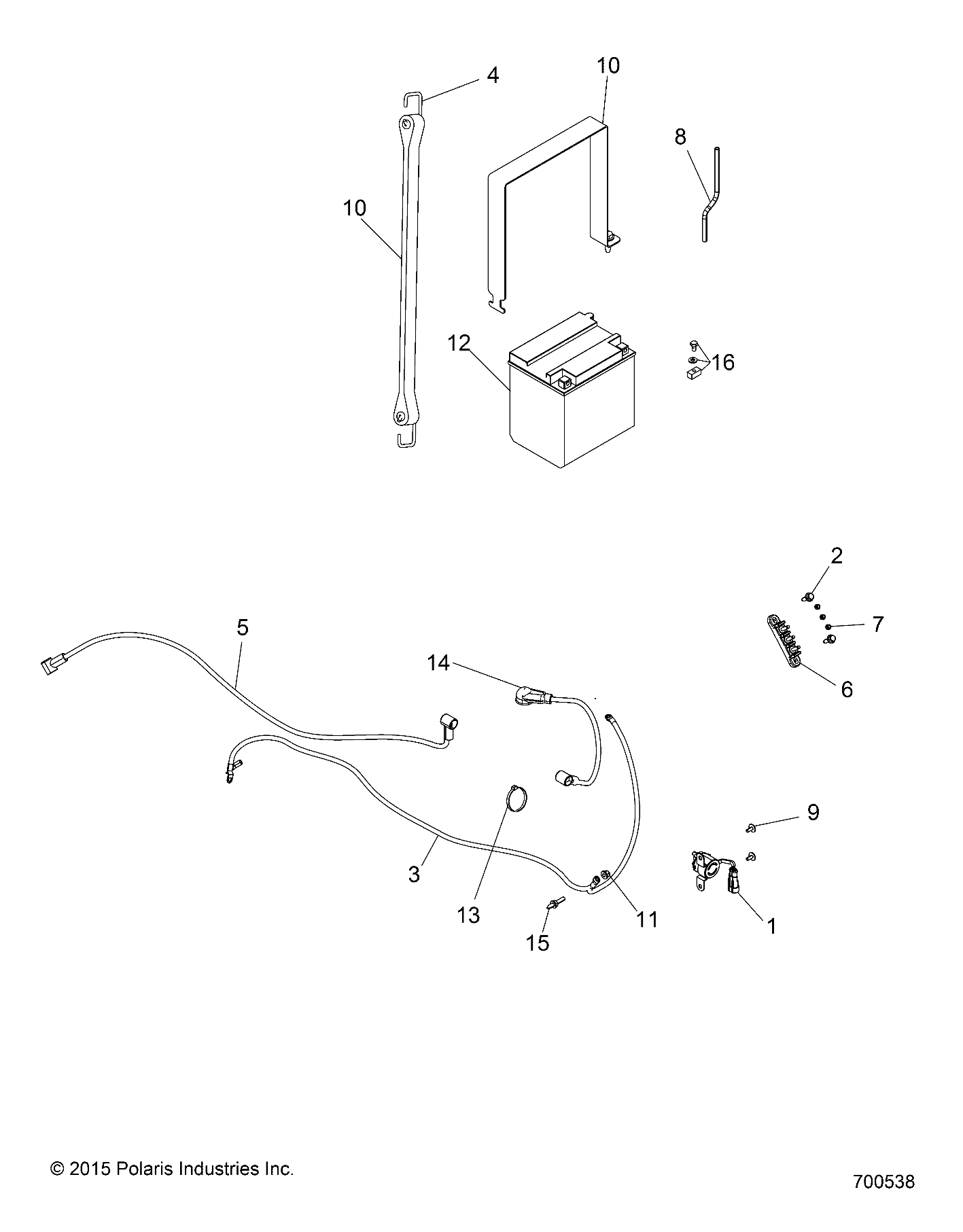 ELECTRICAL, BATTERY -  R19RMA57F1/S57C1/F1 (700538)