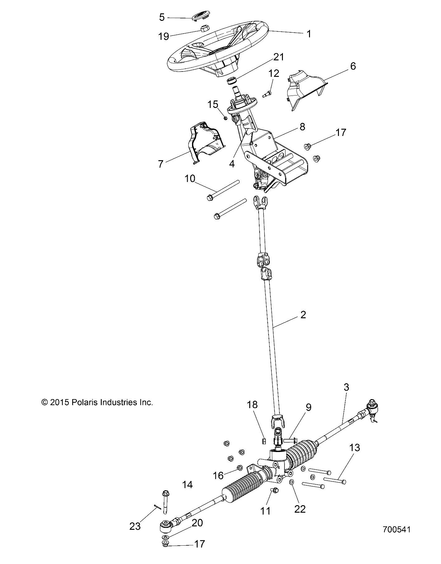 STEERING, STEERING ASM. - R18RM250B1 (700541)