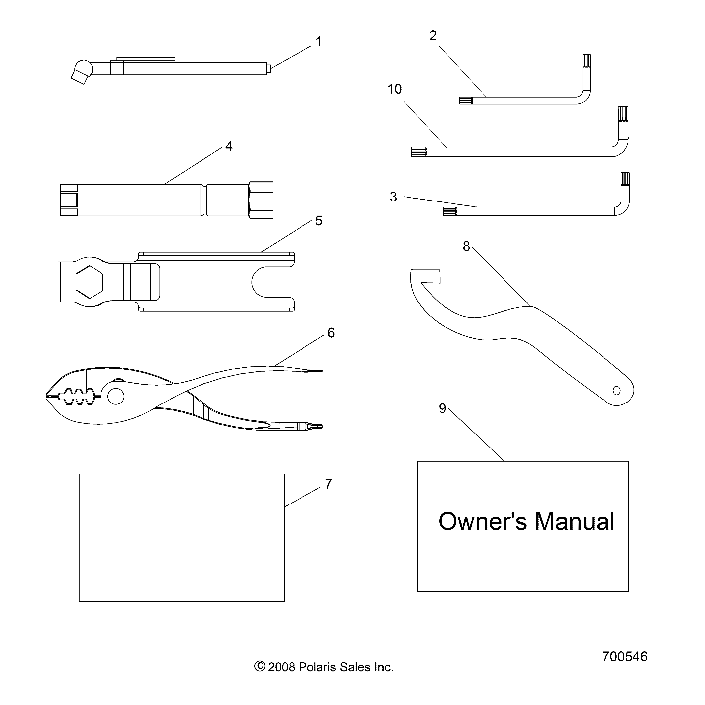 REFERENCES, TOOL KIT and OWNERS MANUALS - R19RMA57F1/S57C1/F1 (700546)