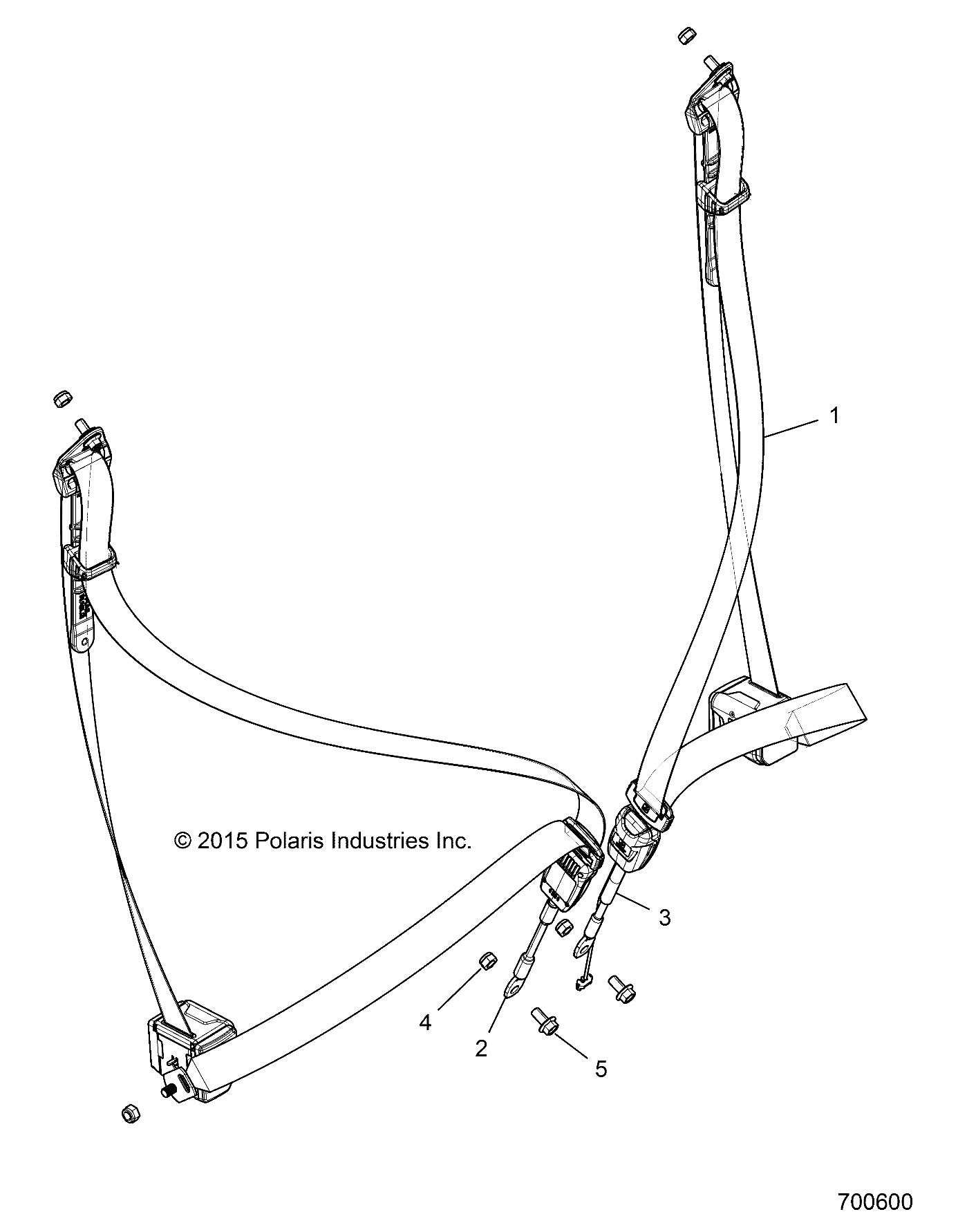 BODY, SEAT BELT MOUNTING - Z18VDE92LS (700600)