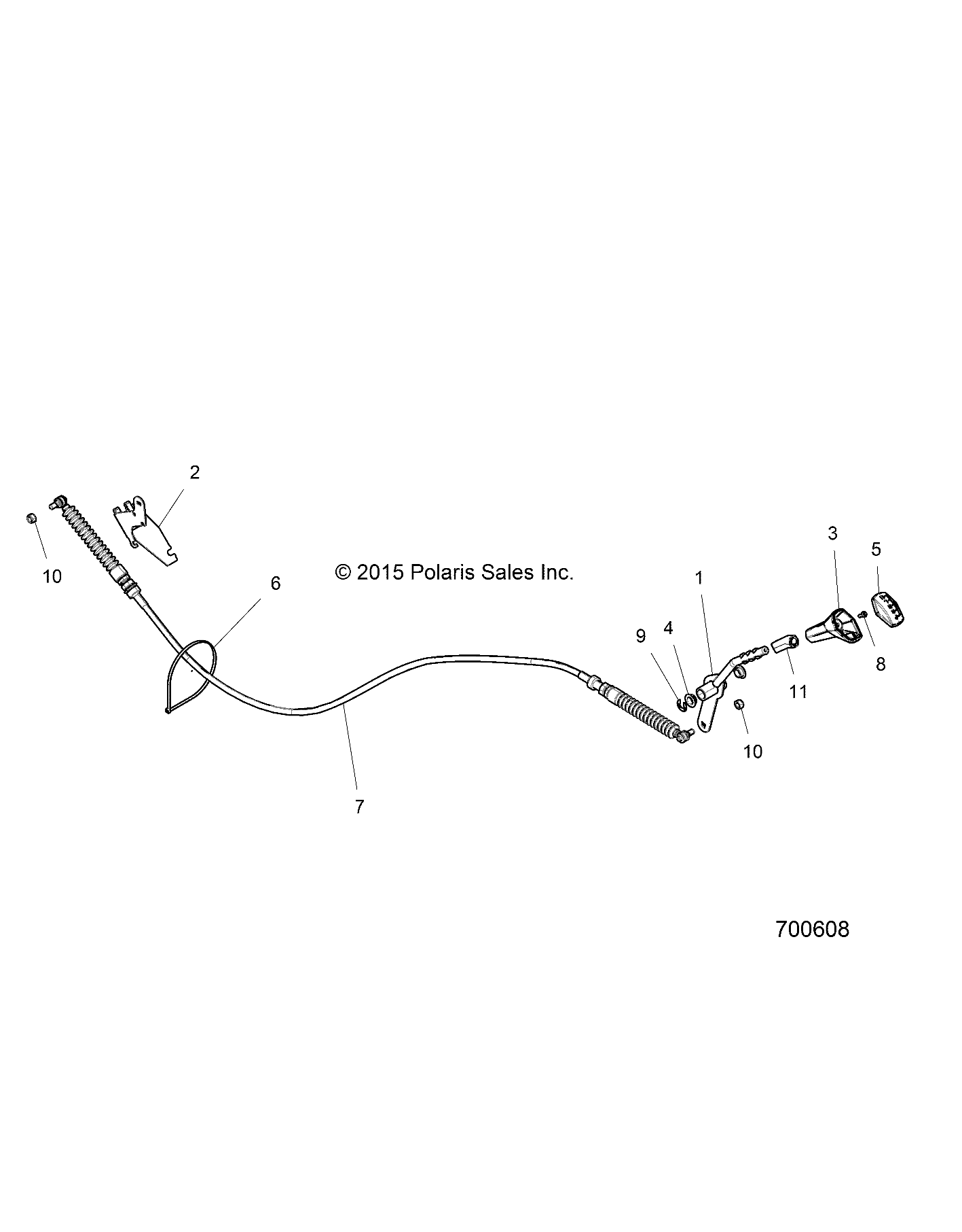 DRIVE TRAIN, GEAR SELECTOR - Z17VBE99AR/AL/AE (700608)