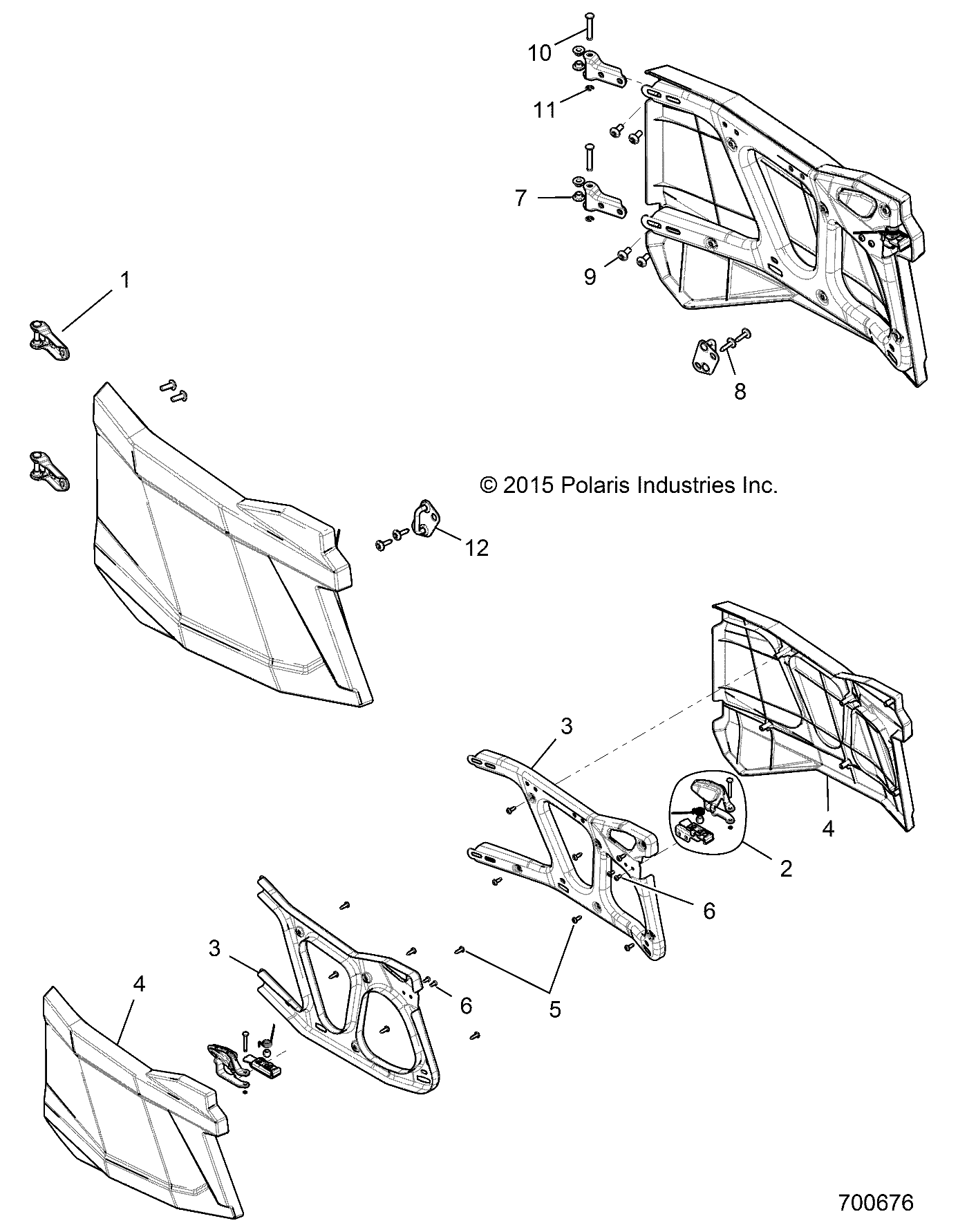 BODY, DOORS, REAR - Z16VFE92AE/AH/AS/AW (49RGRDOOR1410004)