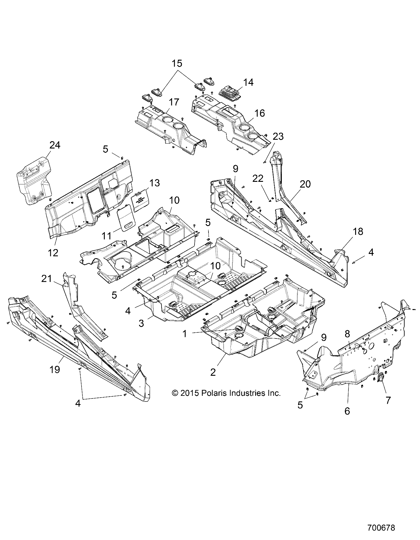 BODY, FLOOR and ROCKER PANELS - Z17VFE92NG/NK/NM (700678)