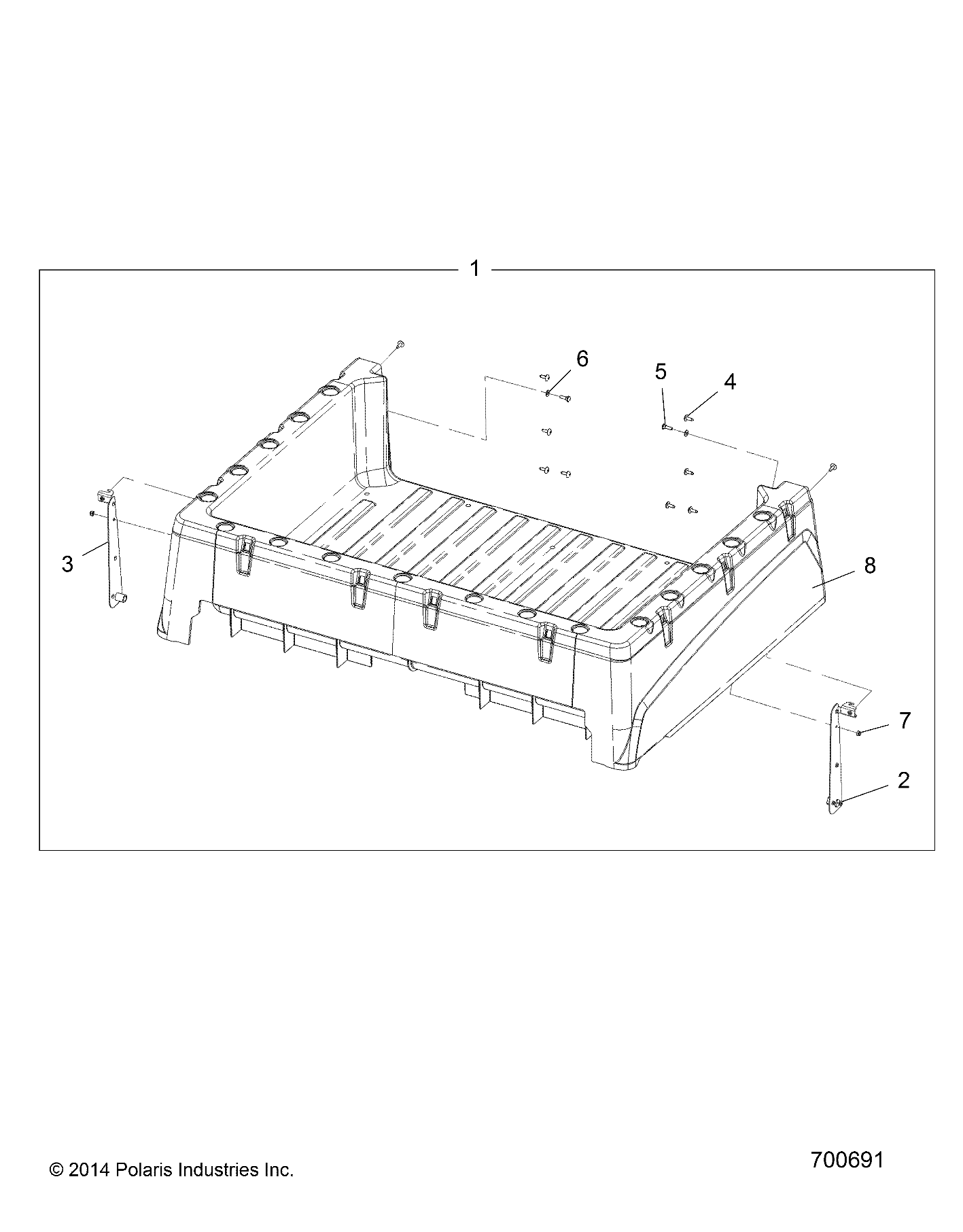 BODY, BOX ASM. - R16RMAL4G9 (700691)