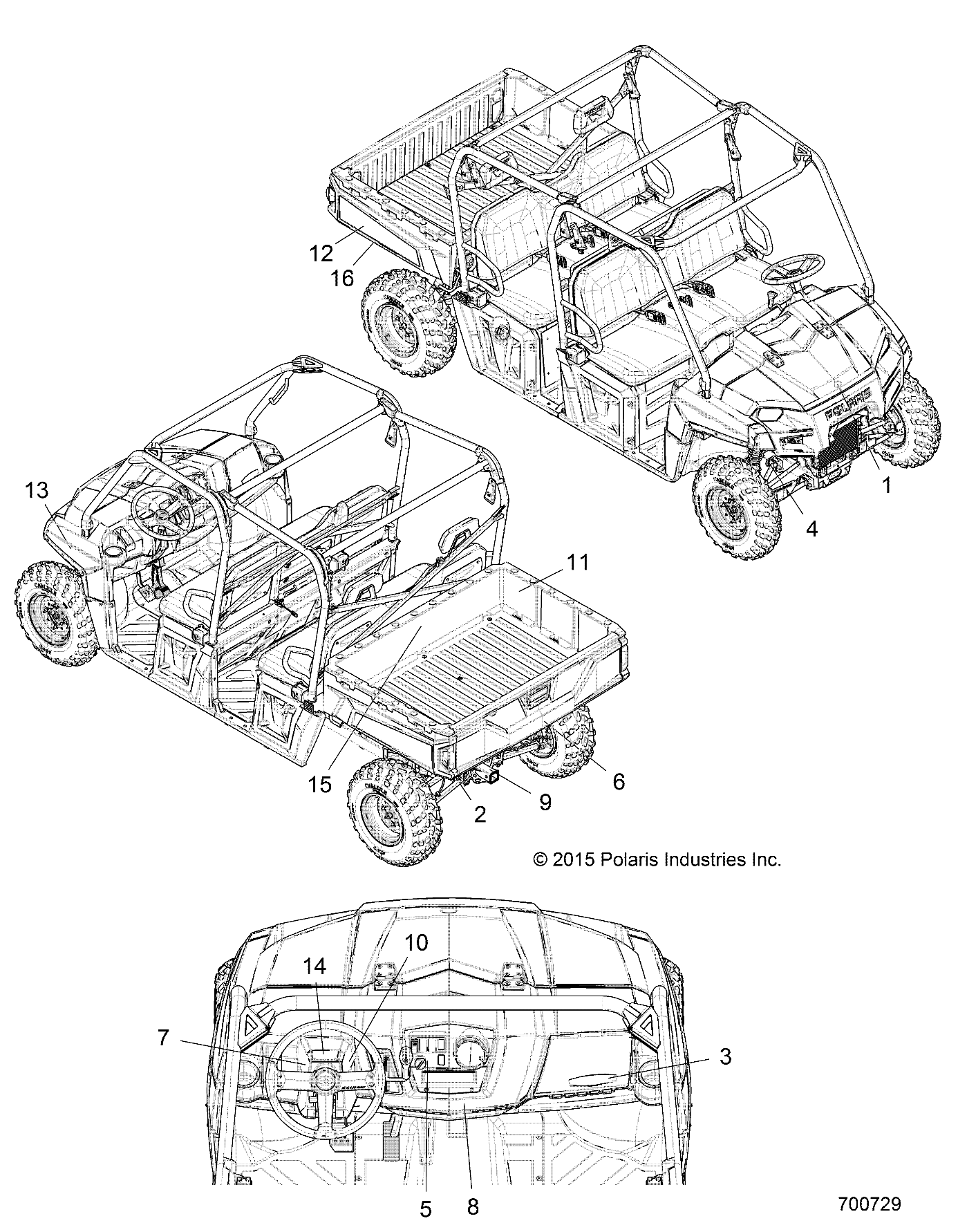 BODY, DECALS - R20CDA57A1/B1 (700729)