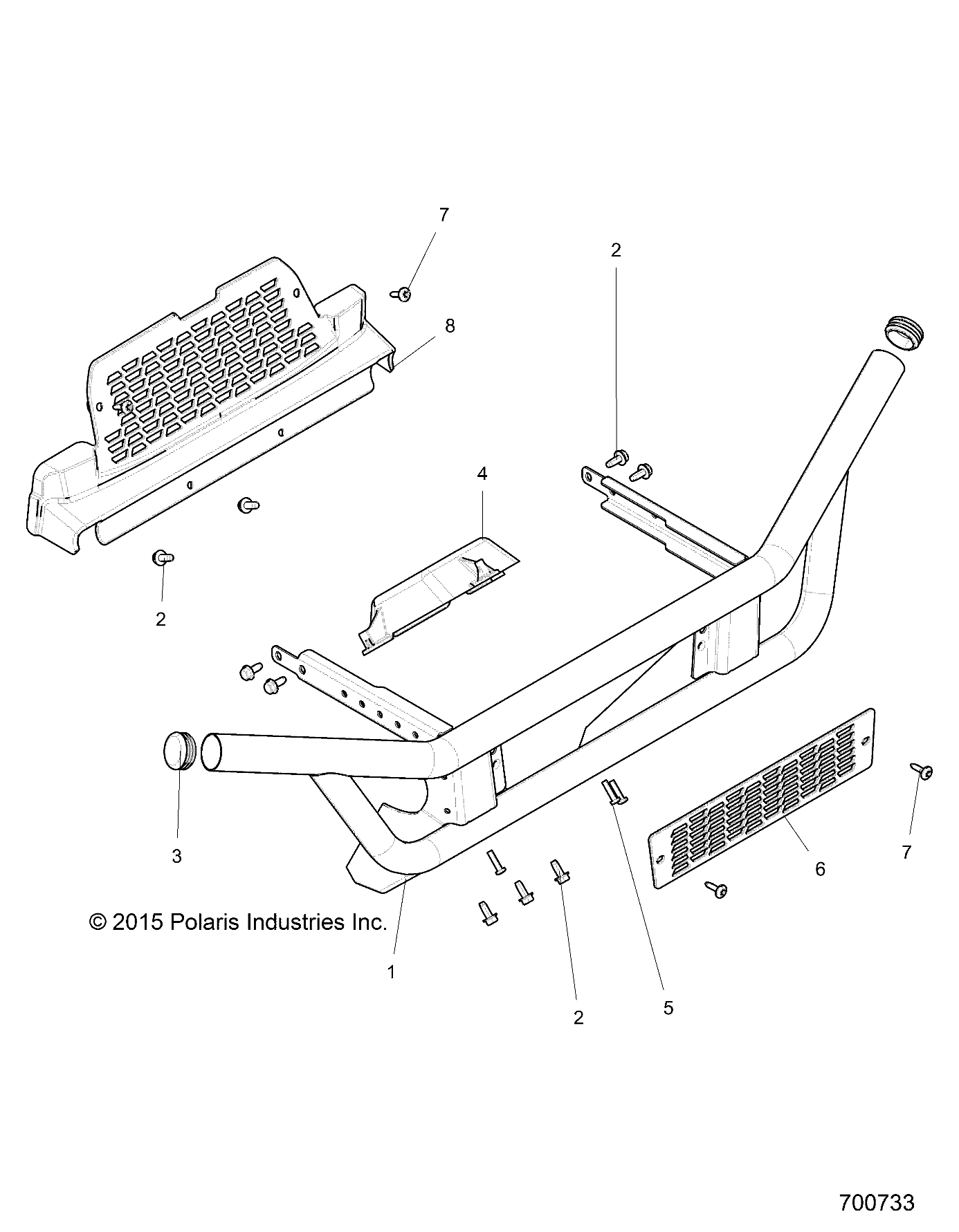 BODY, FRONT BUMPER - R17RDA57A1/B1 (700733)